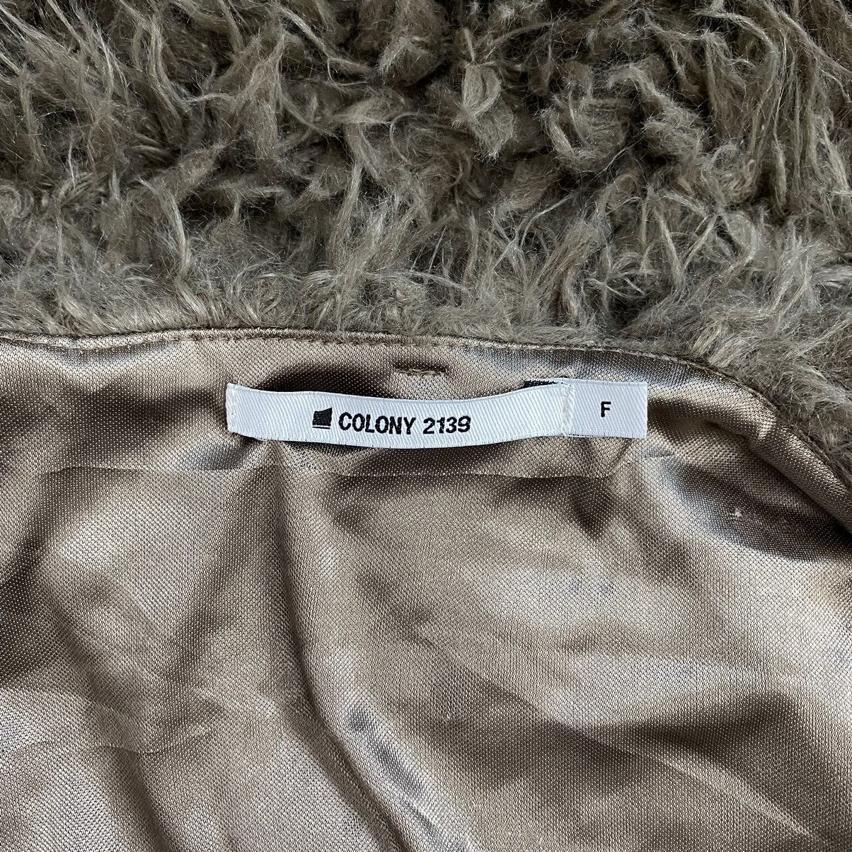 Japanese Brand COLONY 2139 Japanese Brand Deep Pile Fur Brown Cardigan Coat Size M / US 6-8 / IT 42-44 - 3 Thumbnail