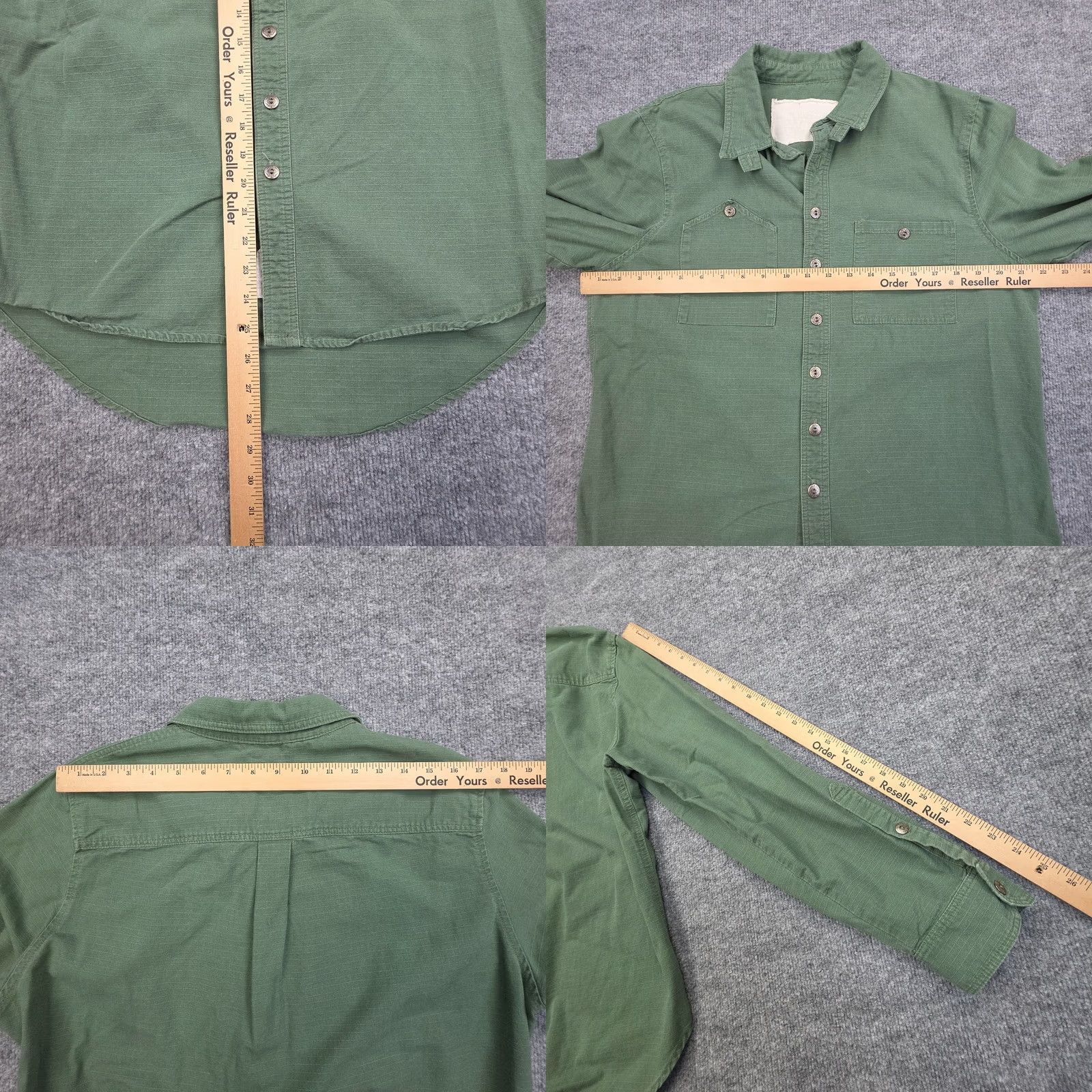 Vintage VINTAGE Unbranded Military Button Up Shirt Mens Medium Green FREE WORKERS UNION USA Button-Up Shirt Mens Green Size US M / EU 48-50 / 2 - 8 Thumbnail
