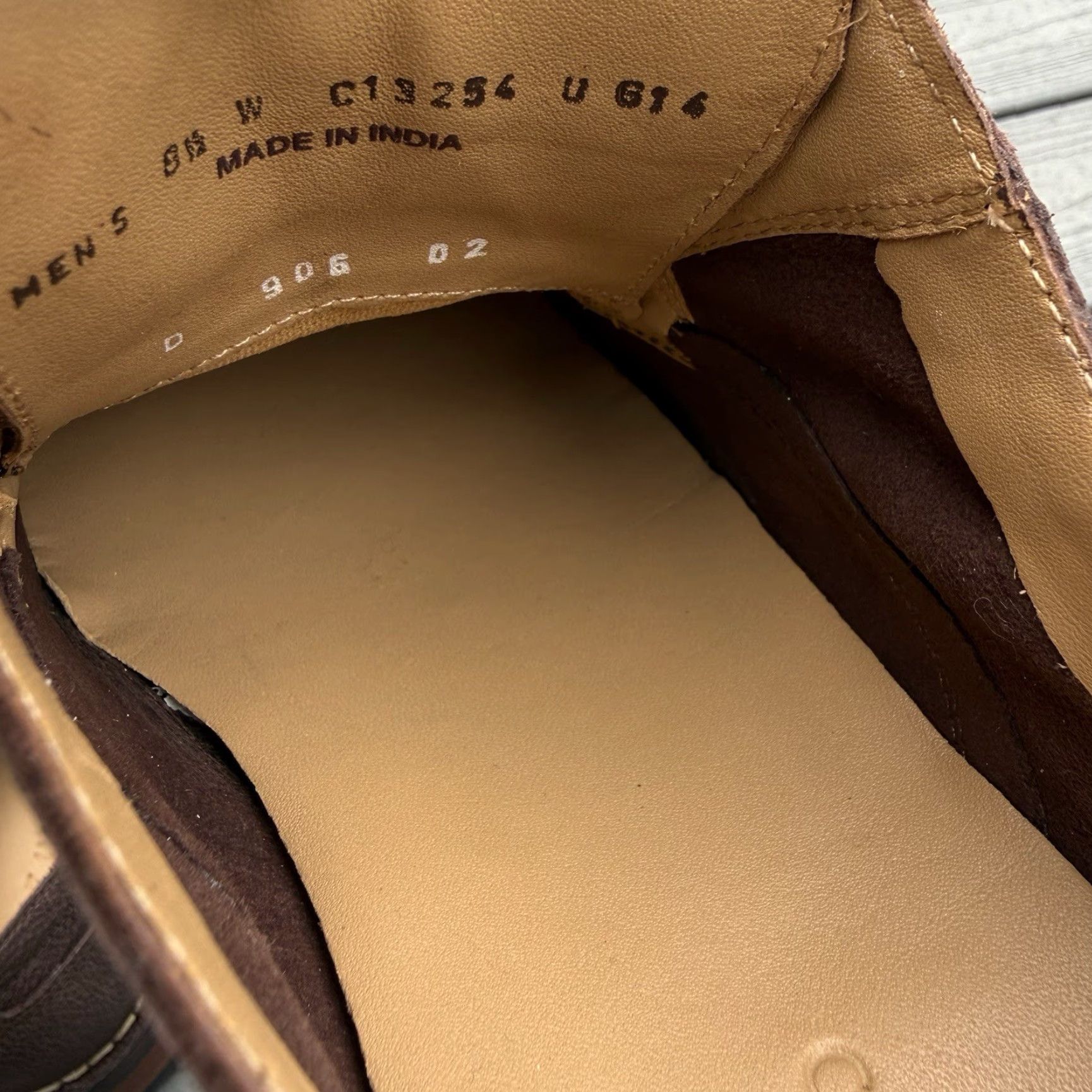 Cole Haan Cole Haan Men's Centre ST Leather Oxfords Brown Size 8.5 Dress Oxford Mens Brown Leather Upper Shoe Size 8.5 Size US 9 / EU 42 - 8 Thumbnail