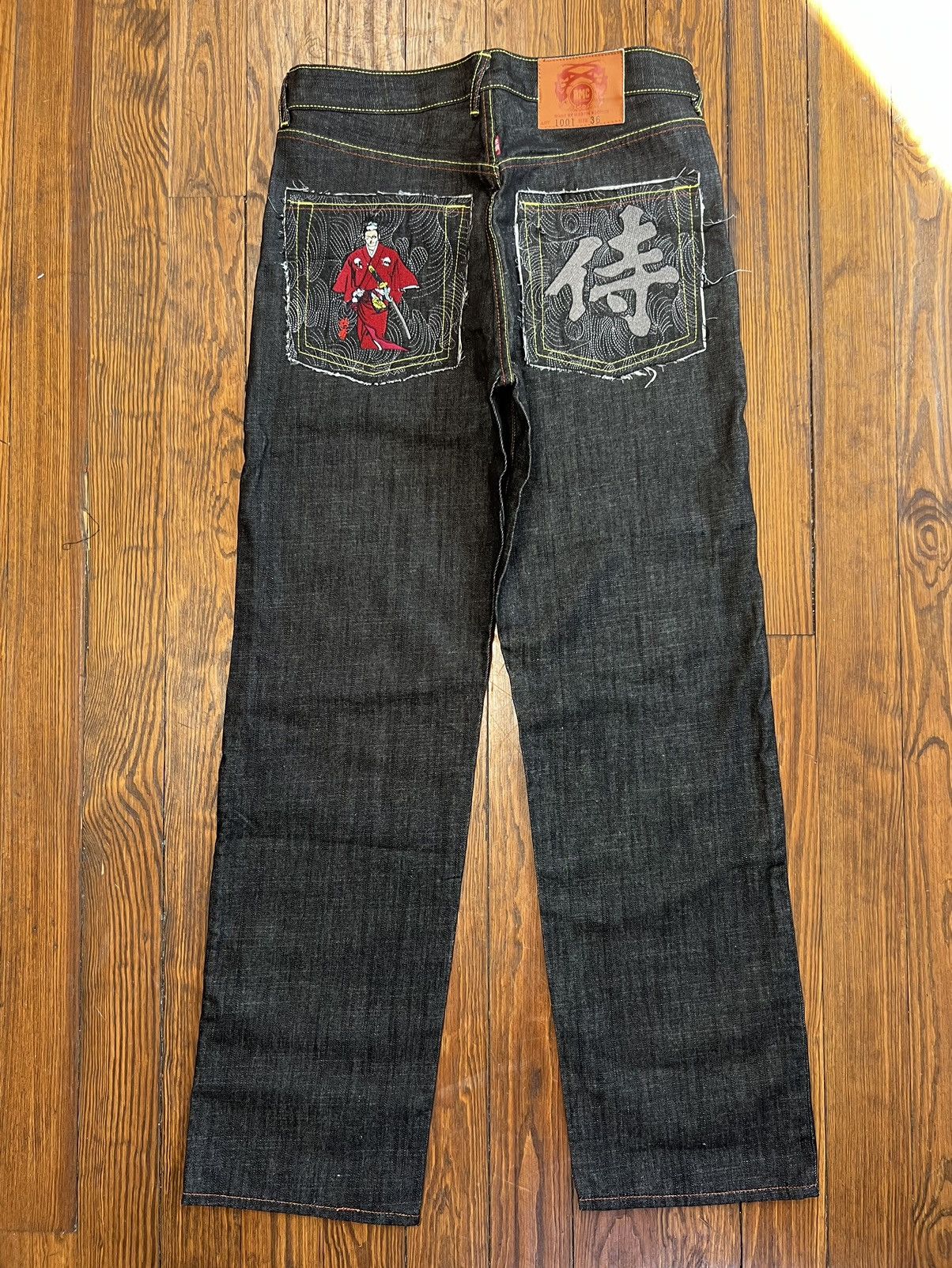 Japanese Brand × RMC Jeans × Vintage RMC Red Monkey Jeans y2K Vintage Japanese Embroidered Denim Size US 36 / EU 52 - 3 Thumbnail