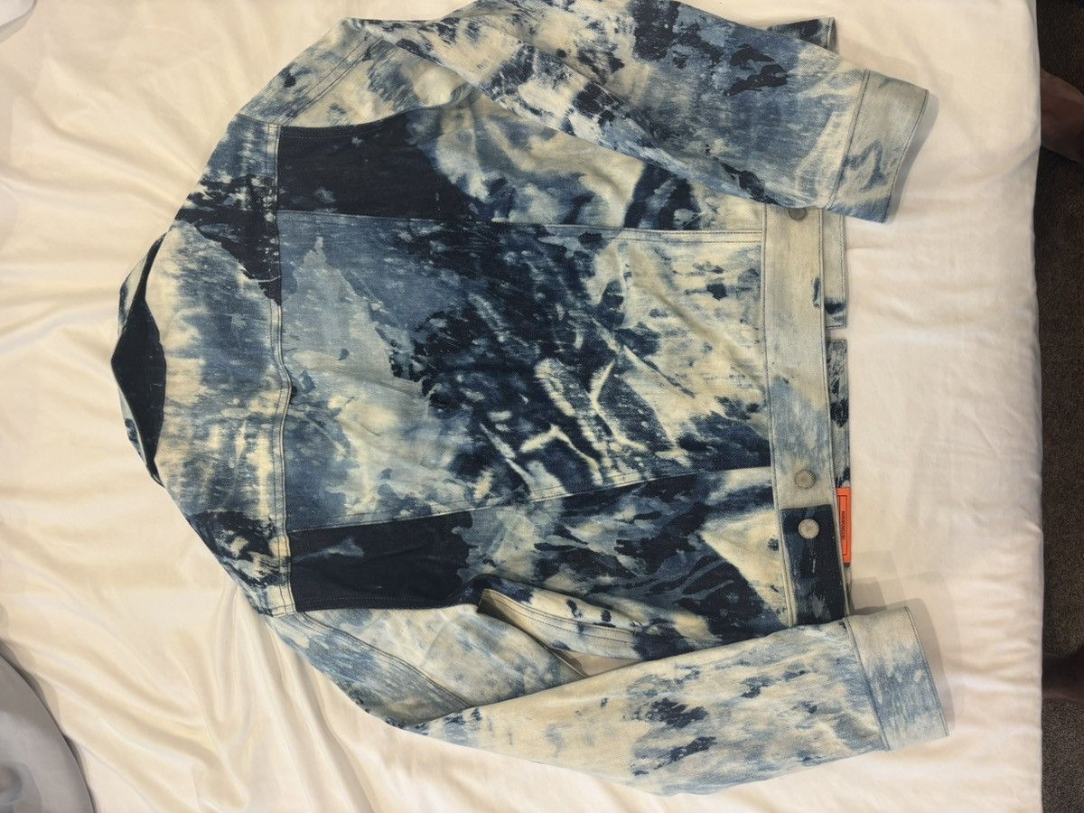 Sterling Ruby SR Studio HAND-BLEACHED INDIGO SOTO STRAIGHT CUT JEAN JACKET Size US M / EU 48-50 / 2 - 3 Thumbnail