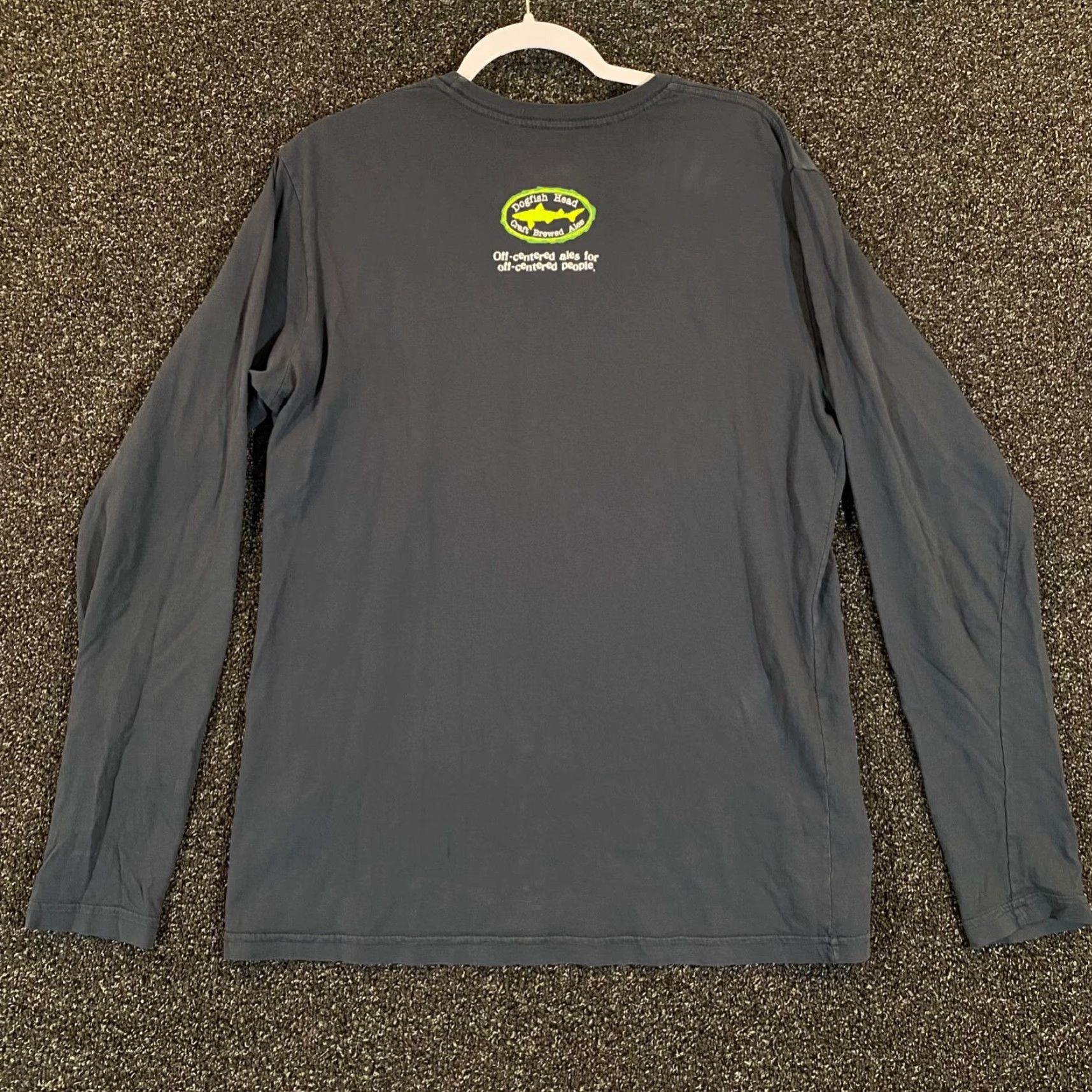 Vintage Dogfish Head Shirt Mens Medium Gray Craft Beer Tee Long Sleeve Outdoors Size US M / EU 48-50 / 2 - 6 Thumbnail
