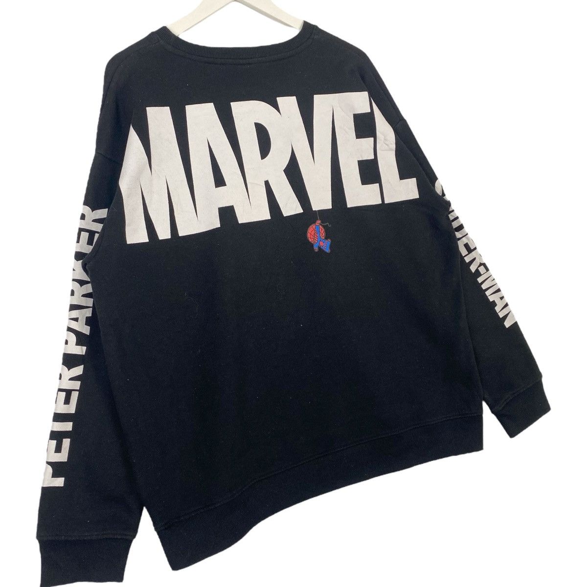 Marvel Comics × Vintage Vintage Marvel Printed Logo Crewneck Sweatshirt Black Size L Size US L / EU 52-54 / 3 - 7 Thumbnail