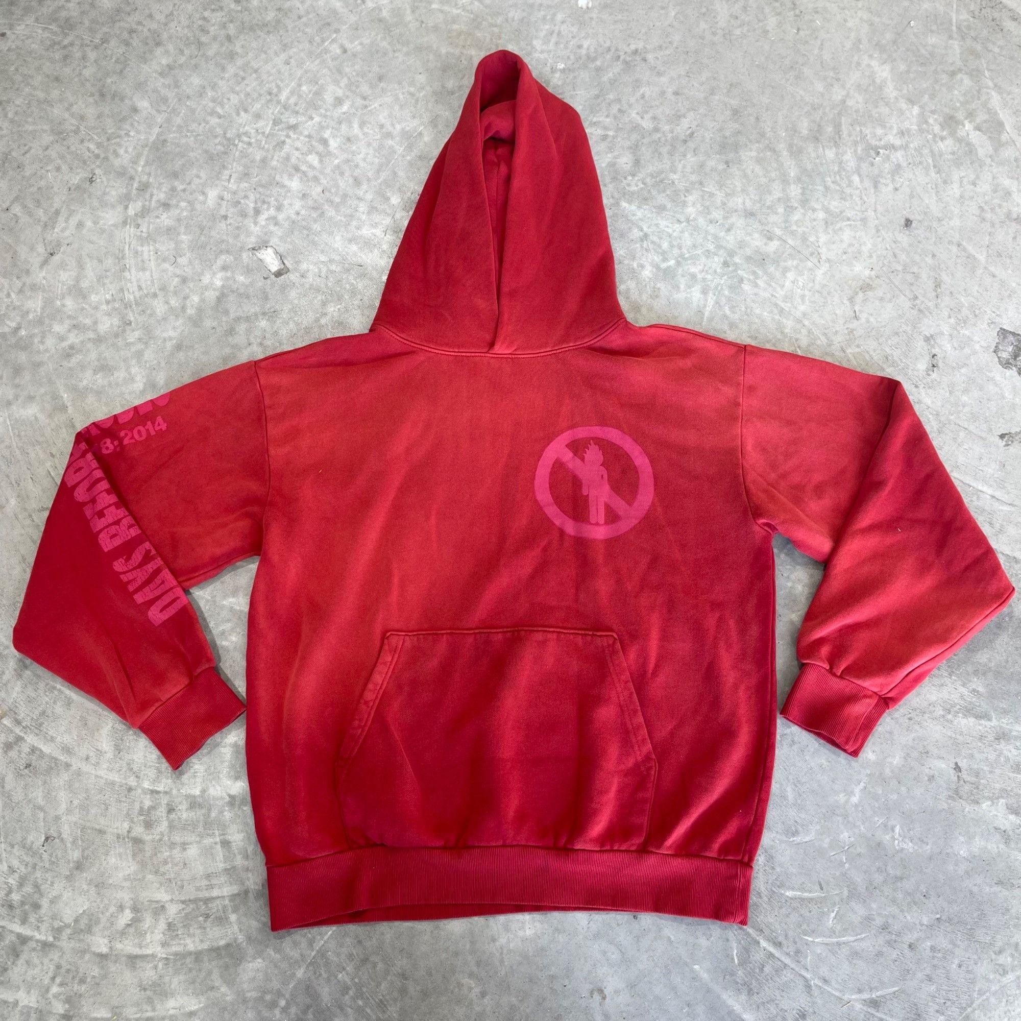 Travis Scott NEW TRAVIS SCOTT DAYS BEFORE RODEO RED HOODIE SZ L | Grailed