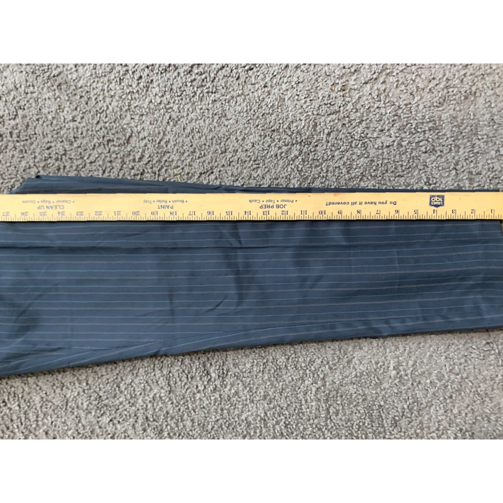 English Laundry English Laundry Women Navy Blue Striped Casual Pants 14 Polyester Rayon Cotton Slim Skinny Size 36" / US 14 / IT 50 - 6 Thumbnail