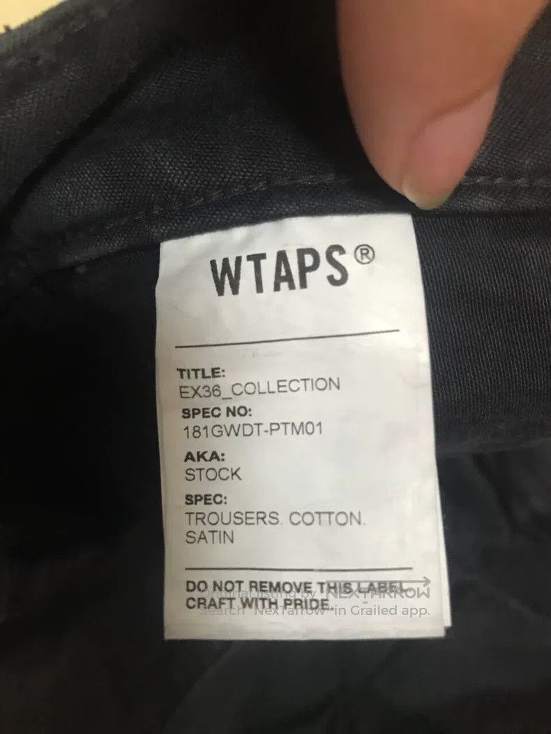 Wtaps Wtaps Black military pants Size US 39 - 5 Thumbnail