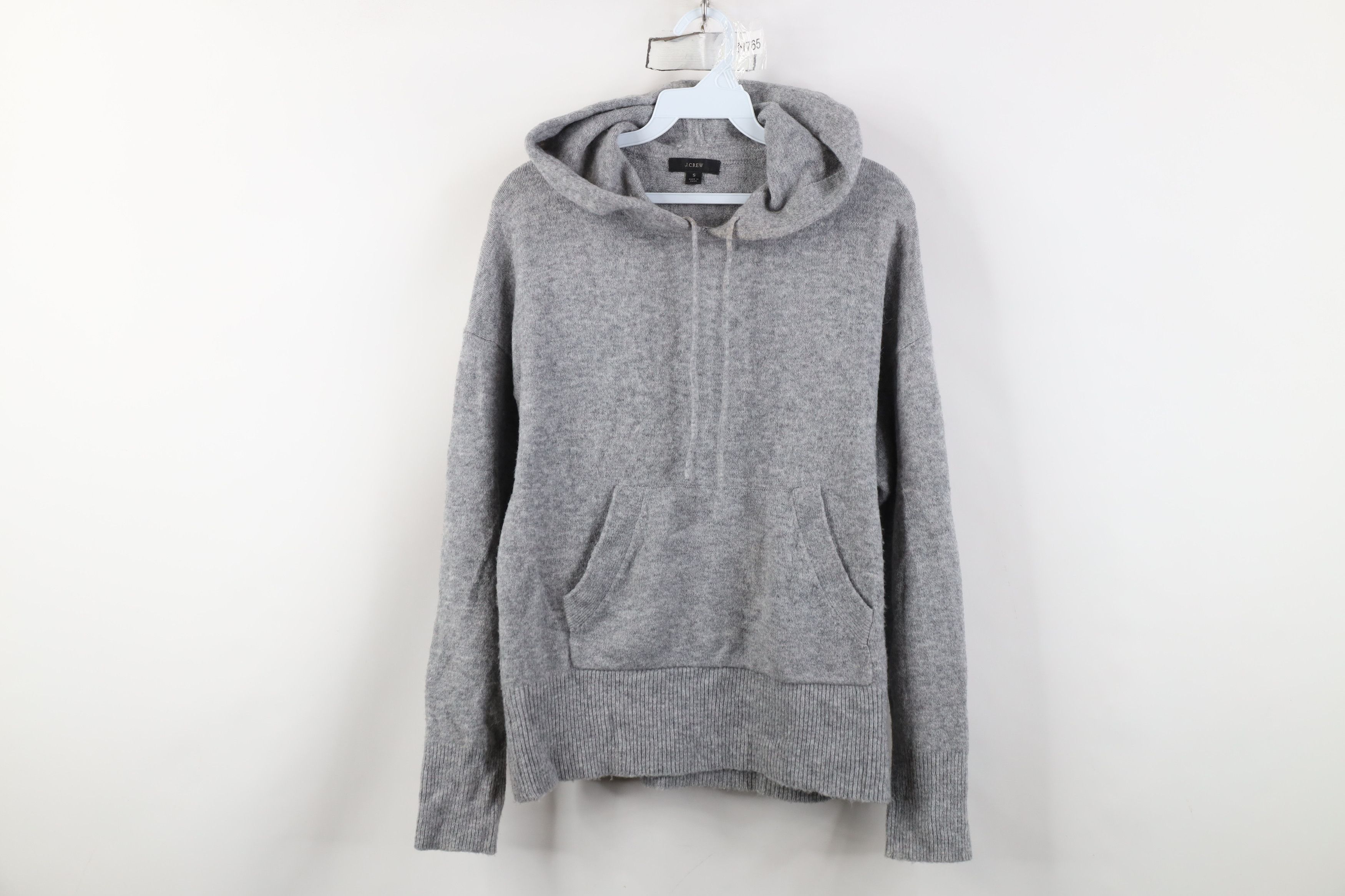 J.Crew J Crew Soft Cashmere Wool Blend Knit Hooded Sweater Hoodie Size S / US 4 / IT 40 - 1 Thumbnail