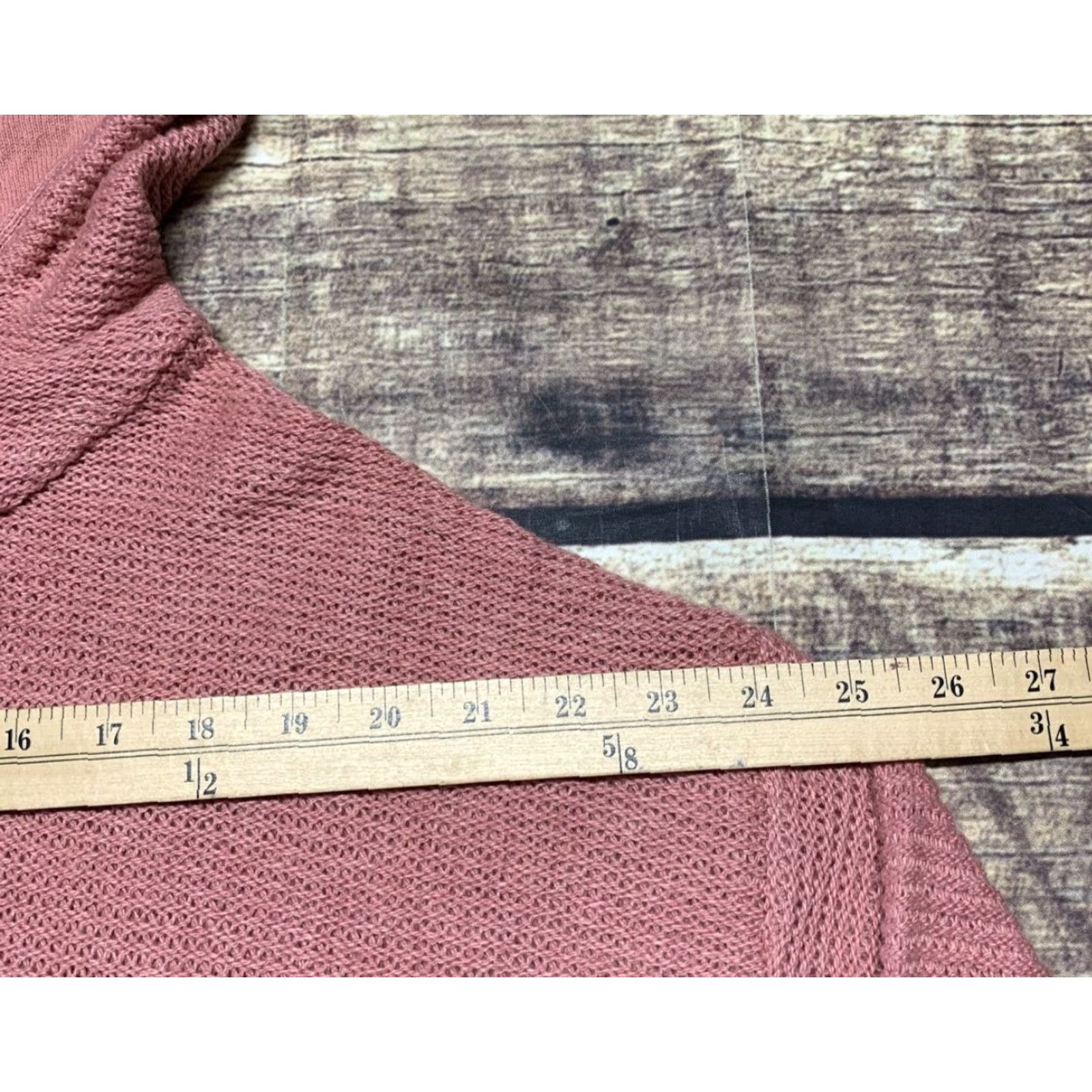 Vintage All in Motion Women's Rose Red Long Sleeve Hooded Sweater XL Extra Large NEW NWT Size XL / US 12-14 / IT 48-50 - 3 Thumbnail