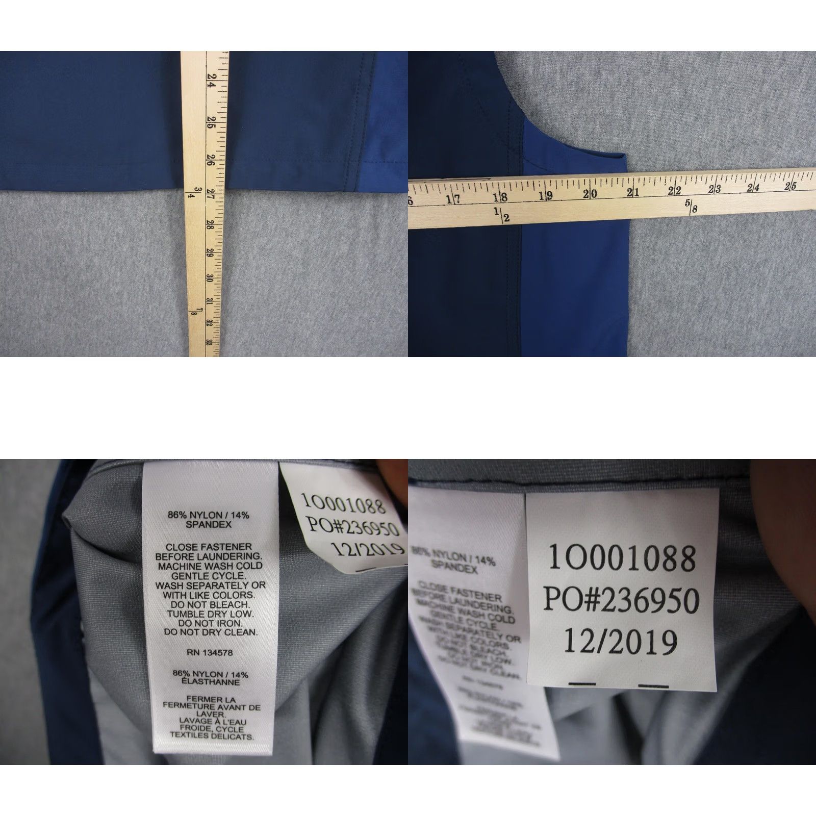 Vineyard Vines Vineyard Vines Jim Nantz by Vineyard Vines Mens Small Brenton Hotel Newport RI Blue Softshell Vest Zip Front Pockets Stand-Up Collar Golf Size US S / EU 44-46 / 1 - 8 Thumbnail