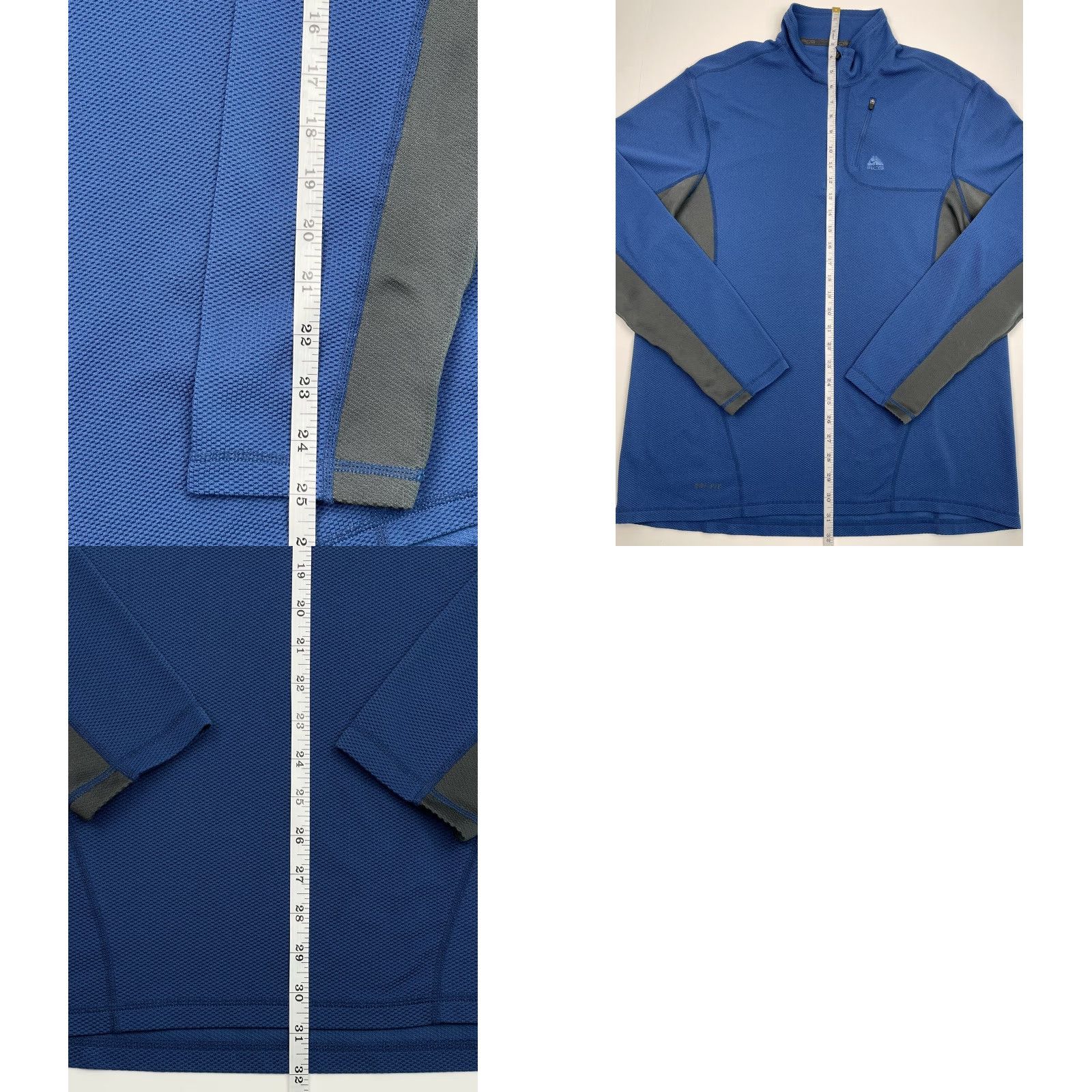 Nike Nike Men's ACG Dri Fit Pullover 1/4 Zip Hiking Outdoors Base Layer Blue Sz XL Size US XL / EU 56 / 4 - 8 Thumbnail