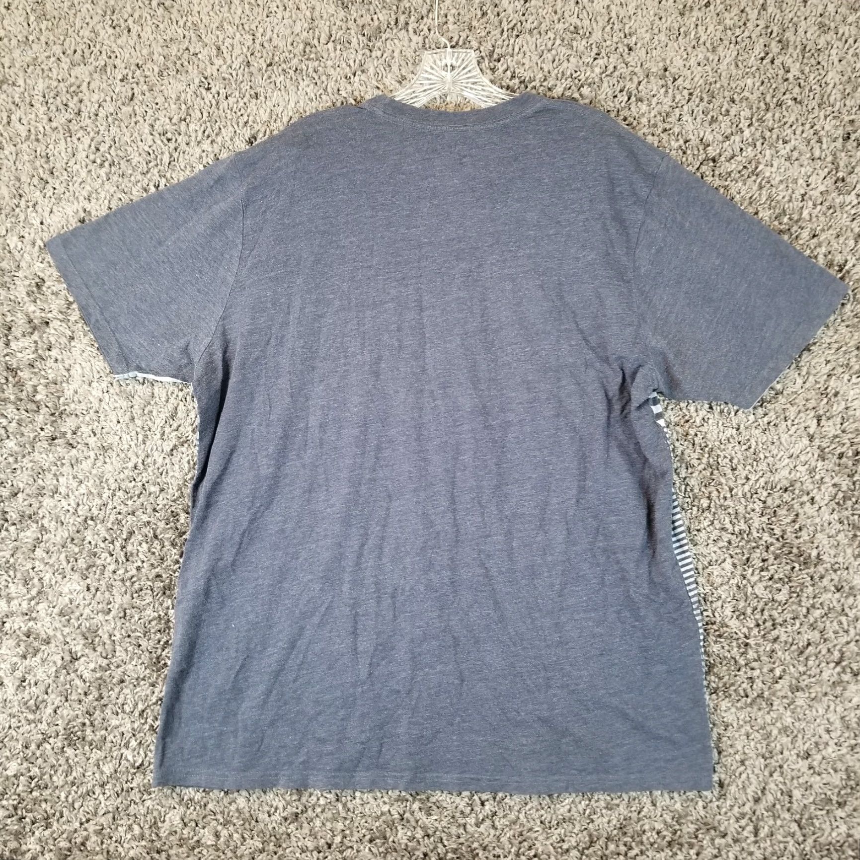 Hurley Hurley T-Shirt Mens Blue Striped Short Sleeve Size XL Size US XL / EU 56 / 4 - 5 Thumbnail