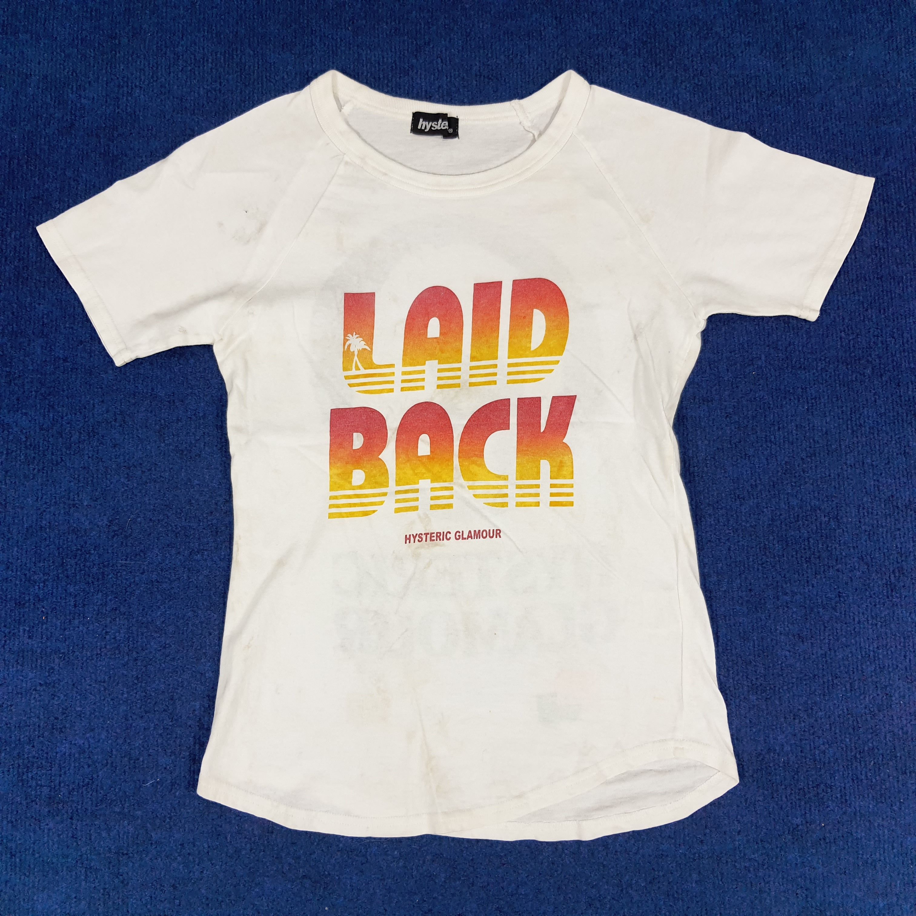 Hysteric Glamour Vintage Hysteric Glamour Japan Laid Back Custom Logo T-shirt Size XS / US 0-2 / IT 36-38 - 1 Thumbnail