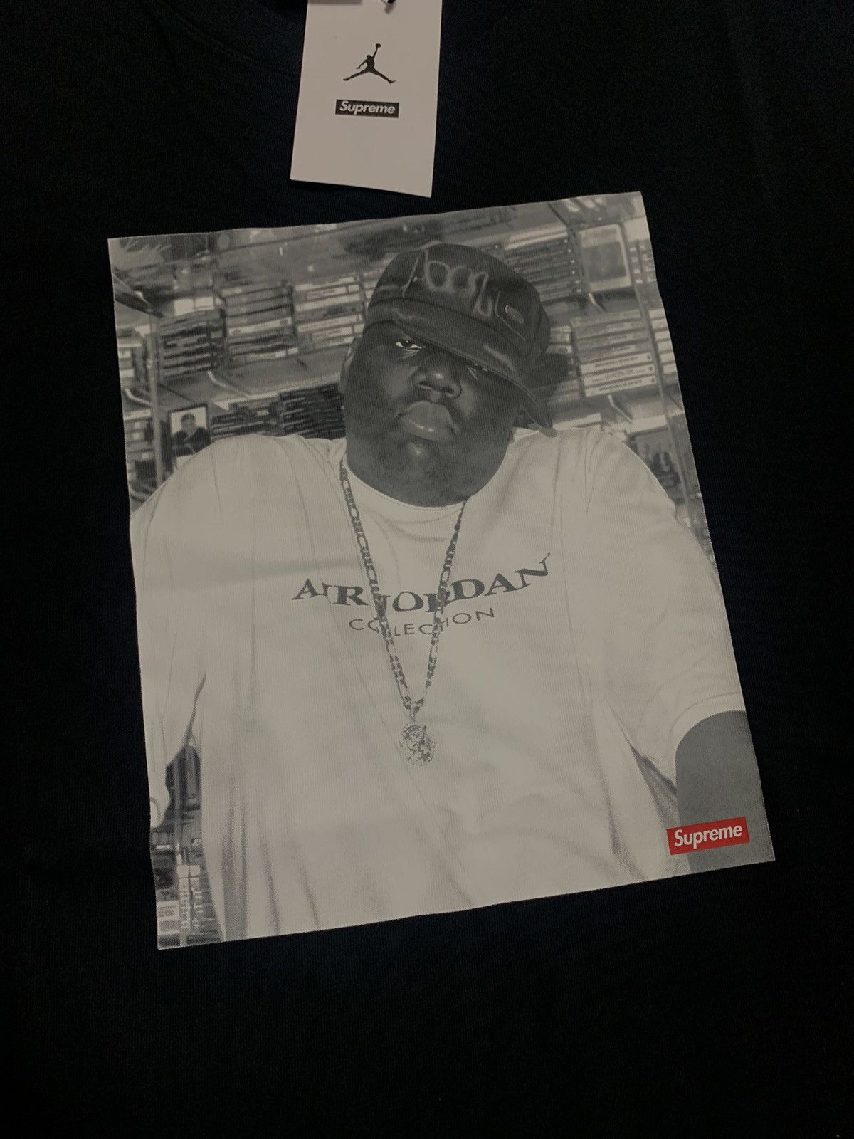 Nike × Supreme Supreme Jordan “Biggie” Tee Size US M / EU 48-50 / 2 - 5 Thumbnail