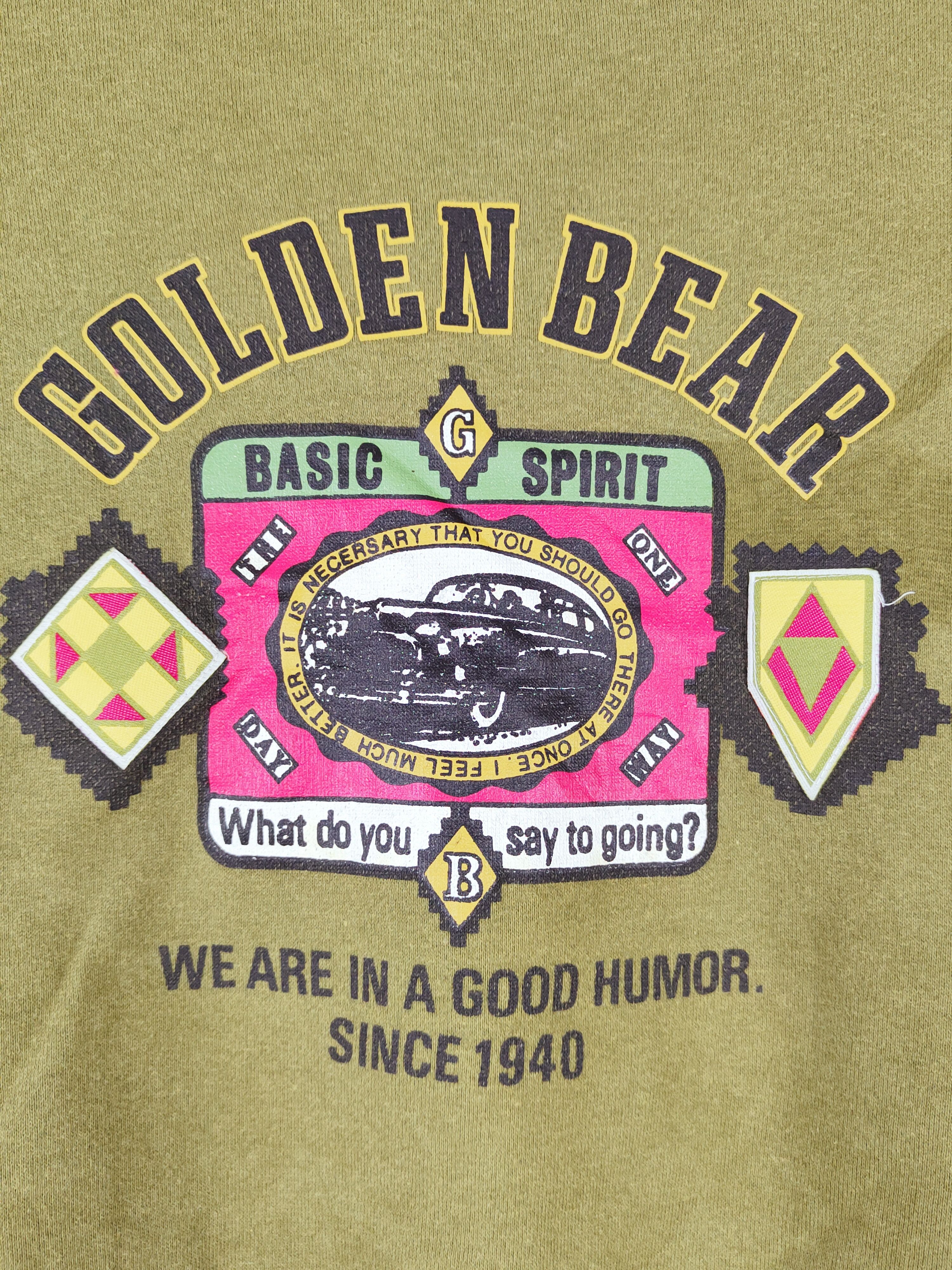 Golden Bear × Vintage Golden Bear Olive Vintage Sweatshirts Size M / US 6-8 / IT 42-44 - 3 Thumbnail