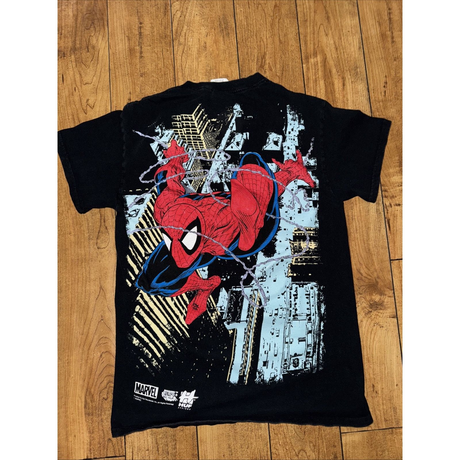Huf × Marvel Comics Huf x Marvel Spiderman T-Shirt Black Small 16.5x24 Size US S / EU 44-46 / 1 - 4 Thumbnail