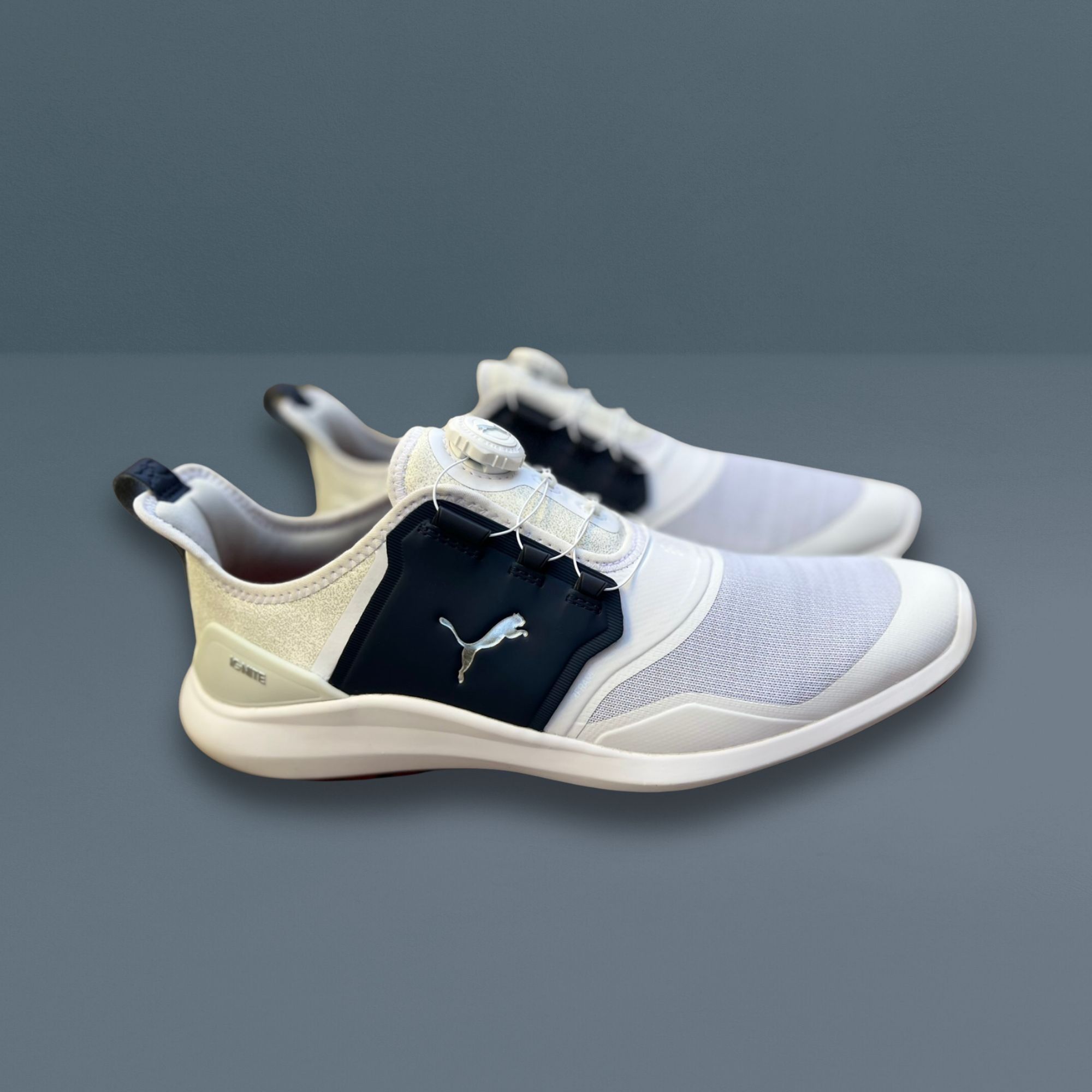 Puma Puma Ignite NXT Disc Men's Golf Shoes Size 7.5 White/Navy Li Size US 7.5 / EU 40-41 - 4 Thumbnail