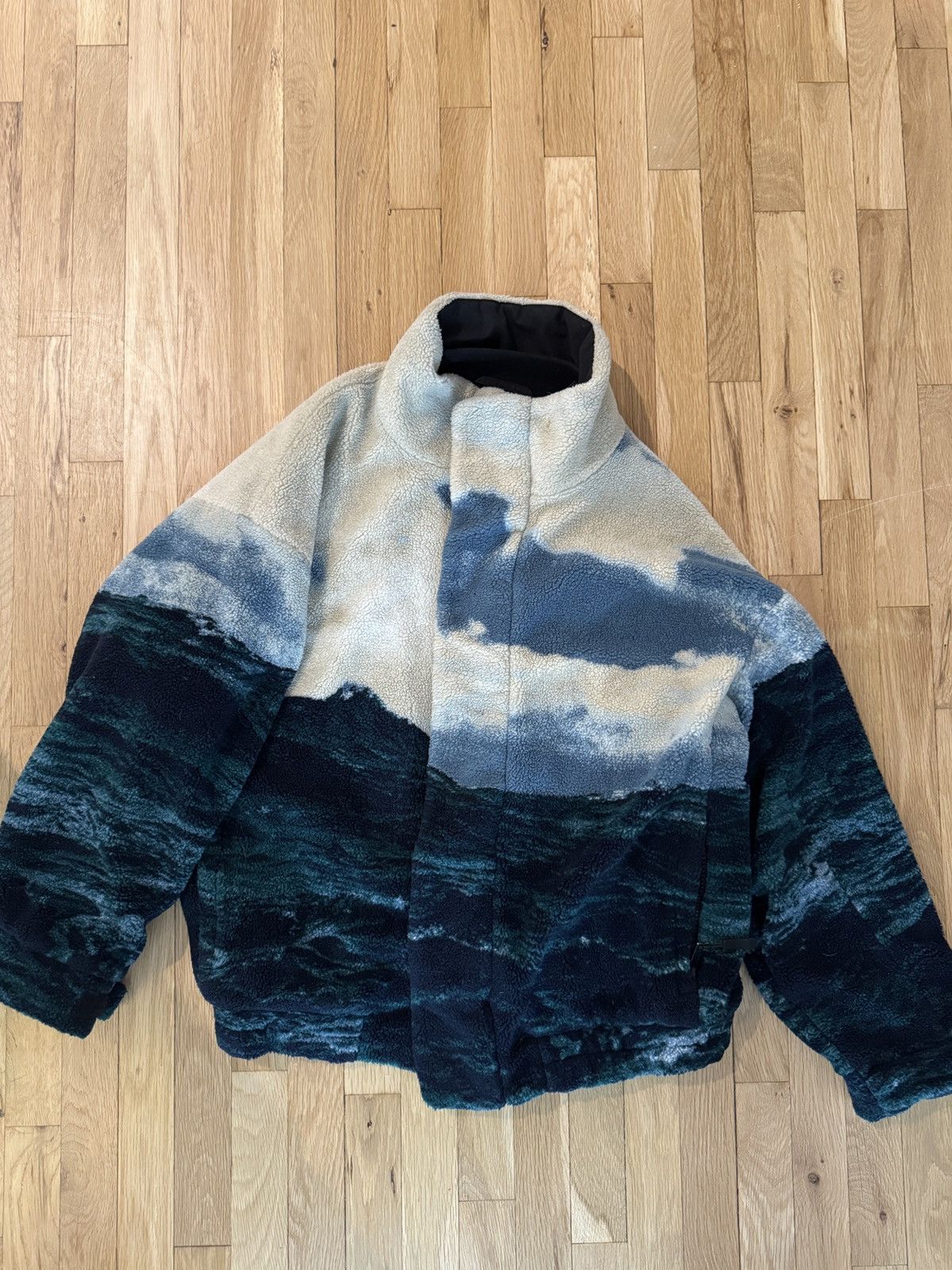 Burberry Burberry Sea Print Fleece Jacket Size US M / EU 48-50 / 2 - 5 Thumbnail