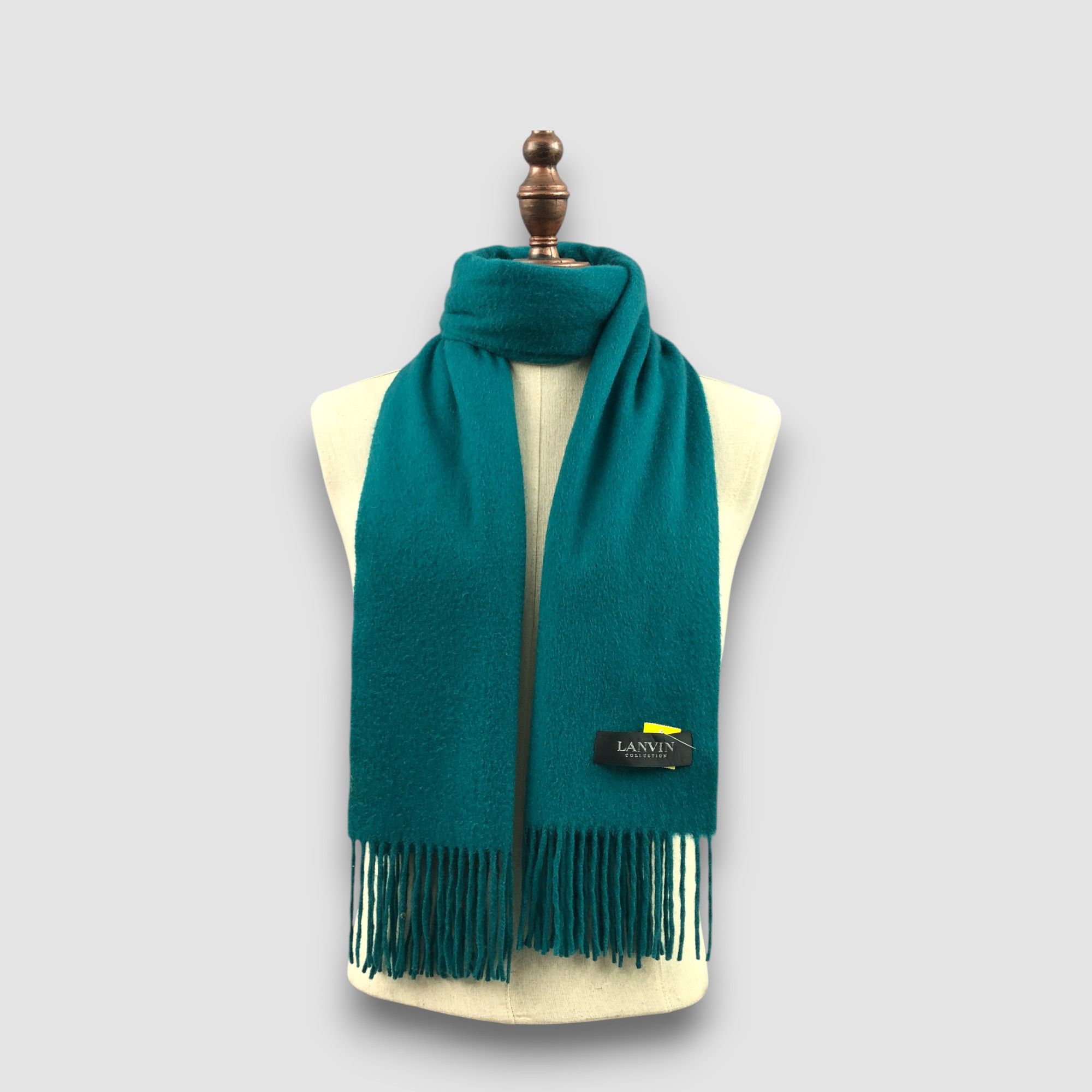 Lanvin Vintage Lanvin Scarf Muffler Wool Cashmere Scarves Size ONE SIZE - 1 Thumbnail