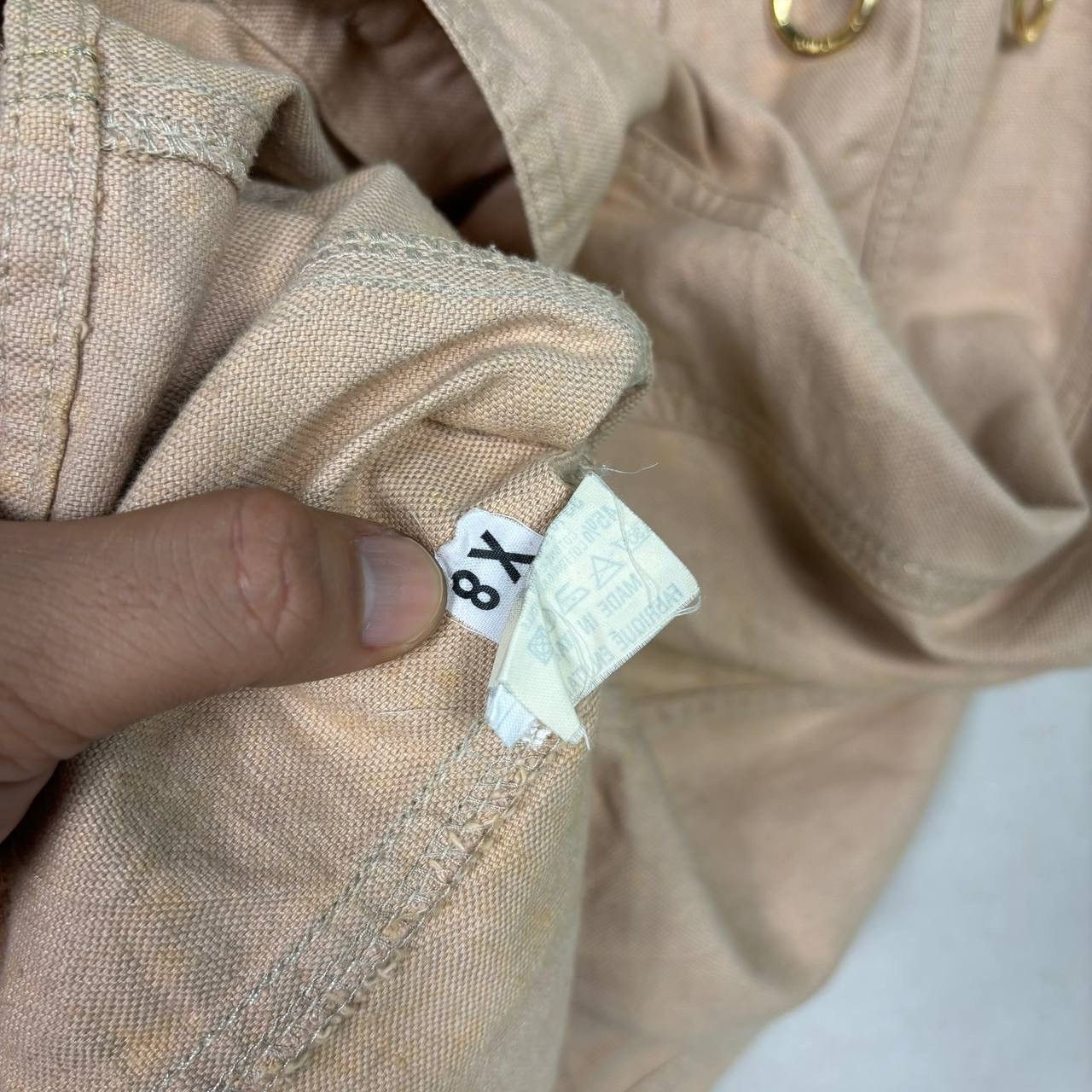 Fendi Vintage 90s Fendi Jeans Beige Safari Vest Gold Rings IT 42 Size M / US 6-8 / IT 42-44 - 7 Thumbnail