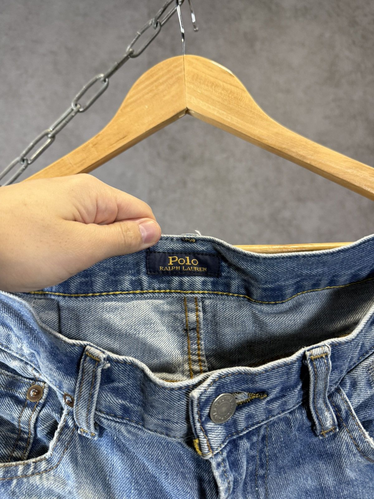 Polo Ralph Lauren Polo Ralph Lauren designer distressed jeans Size US 32 / EU 48 - 6 Thumbnail