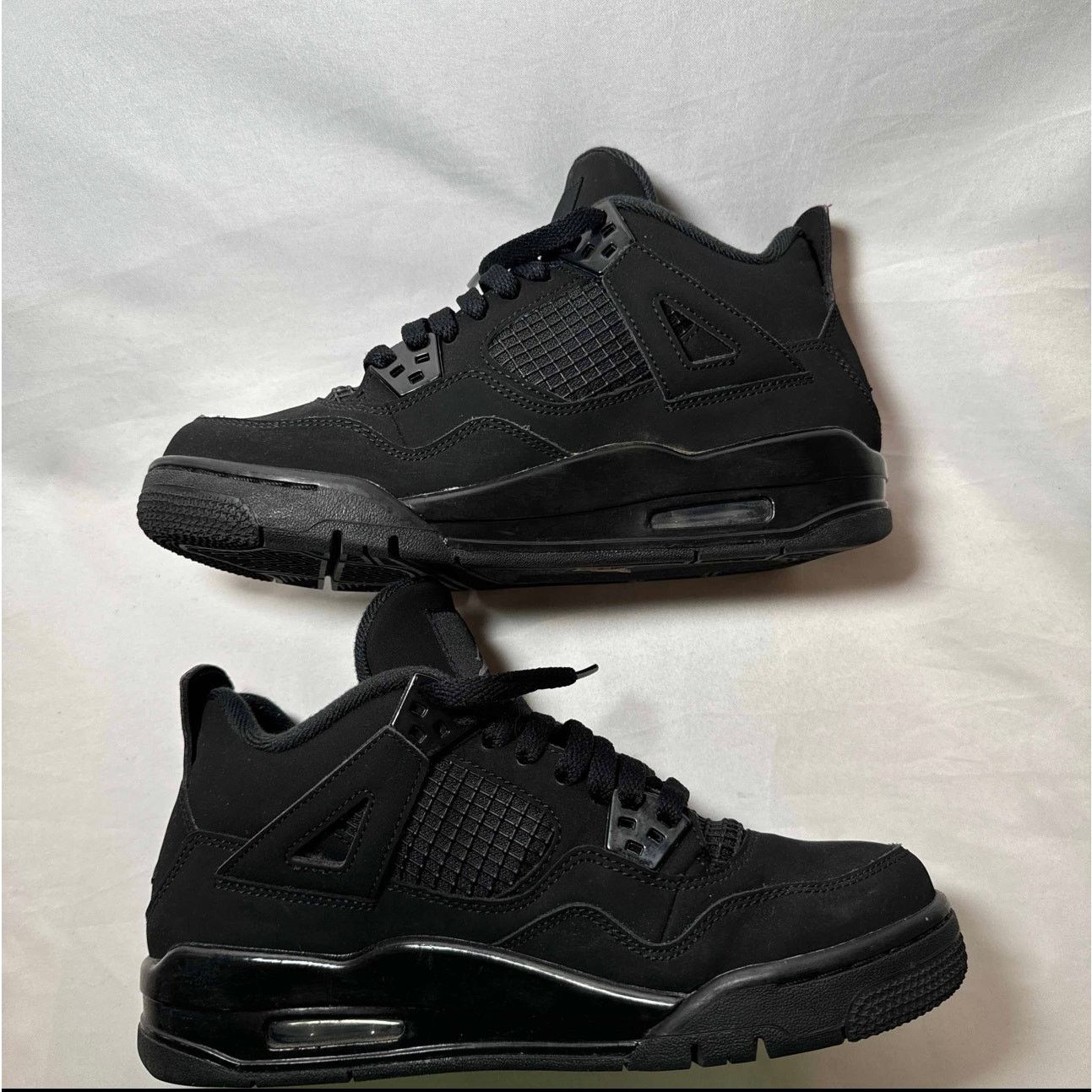 Jordan Brand × Nike Size 6 Nike Air Jordan 4 Retro GS Black Cat 2020 Men's Shoes Size US 6 / EU 39 - 3 Thumbnail