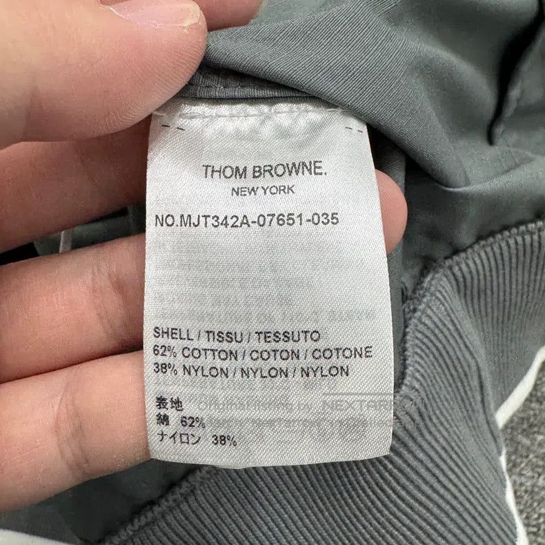 Thom Browne Thom Browne gray windbreaker jacket Size US XXL / EU 58 / 5 - 4 Thumbnail