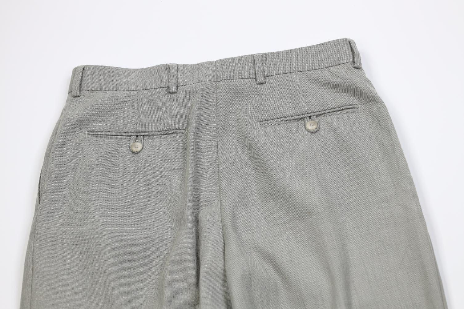 Vintage Vintage 90s Streetwear Gabardine Knit Wide Leg Chino Pants Size US 32 / EU 48 - 12 Thumbnail