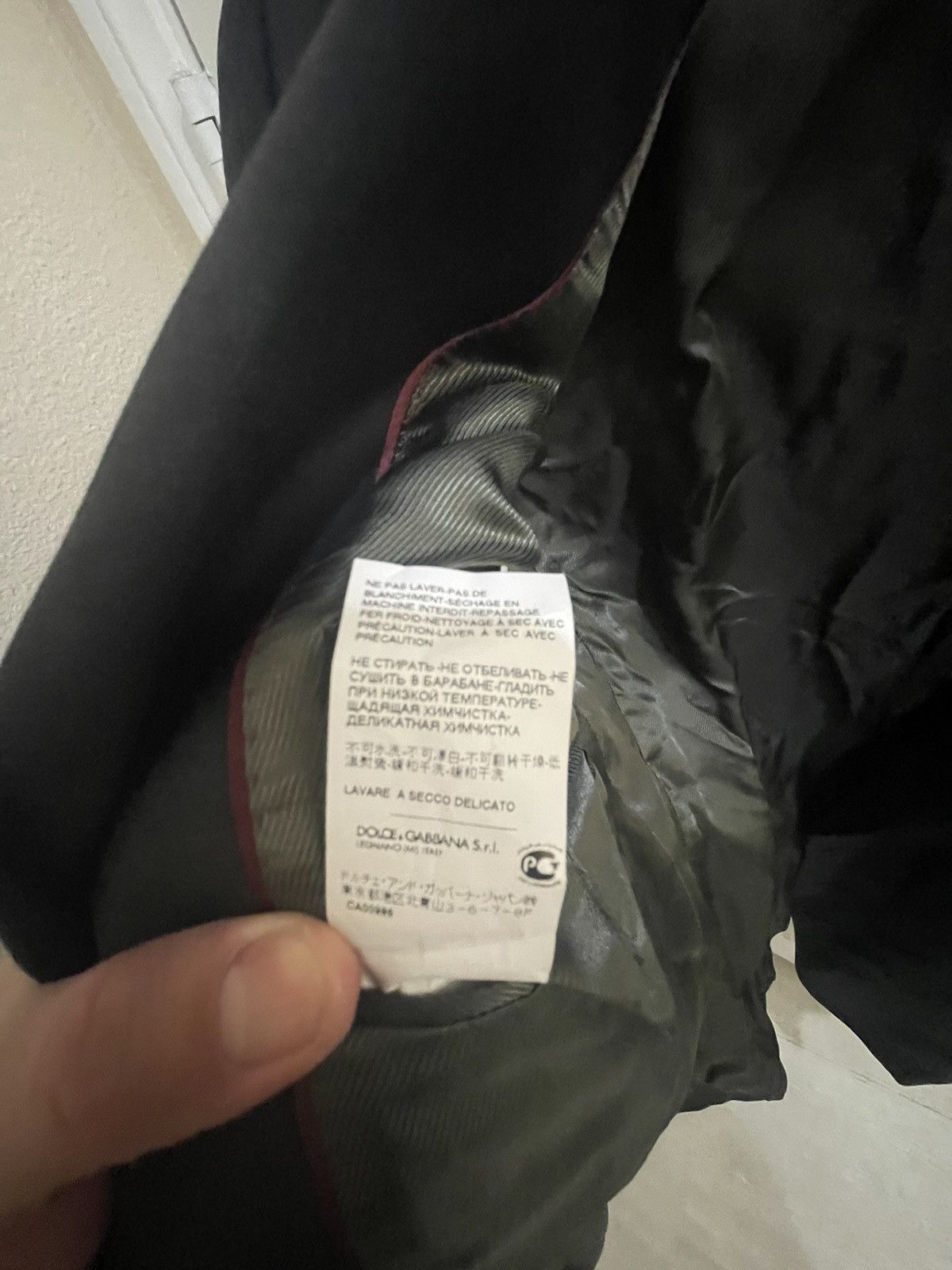 Dolce & Gabbana dolce and gabbana black blazer, size 48 Size 48R - 3 Thumbnail