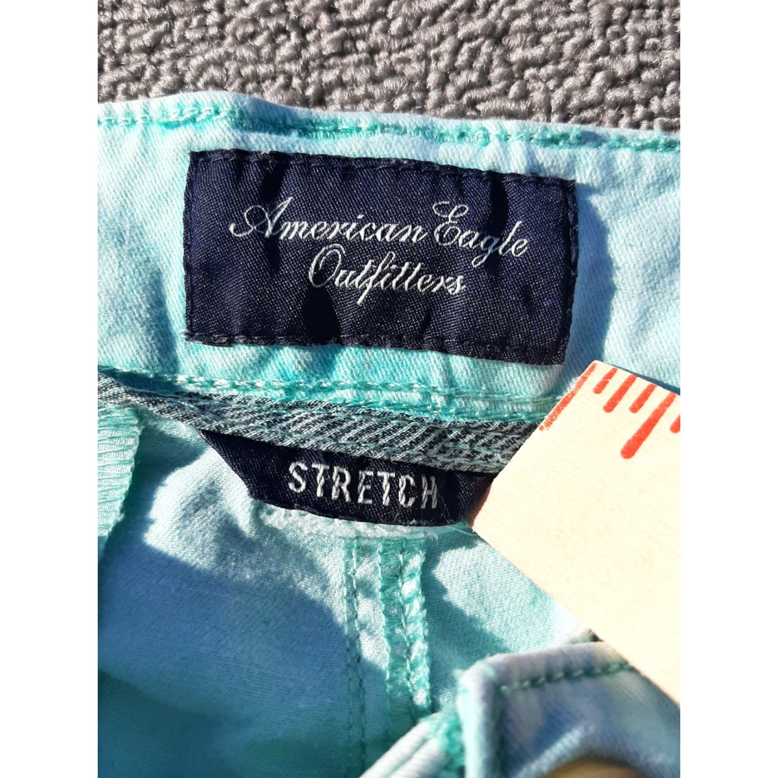 American Eagle Outfitters WOMENS American Eagle JEANS Denim Stretch SIZE 4 Tie Dye pattern Size 27" / US 4 / IT 40 - 5 Thumbnail