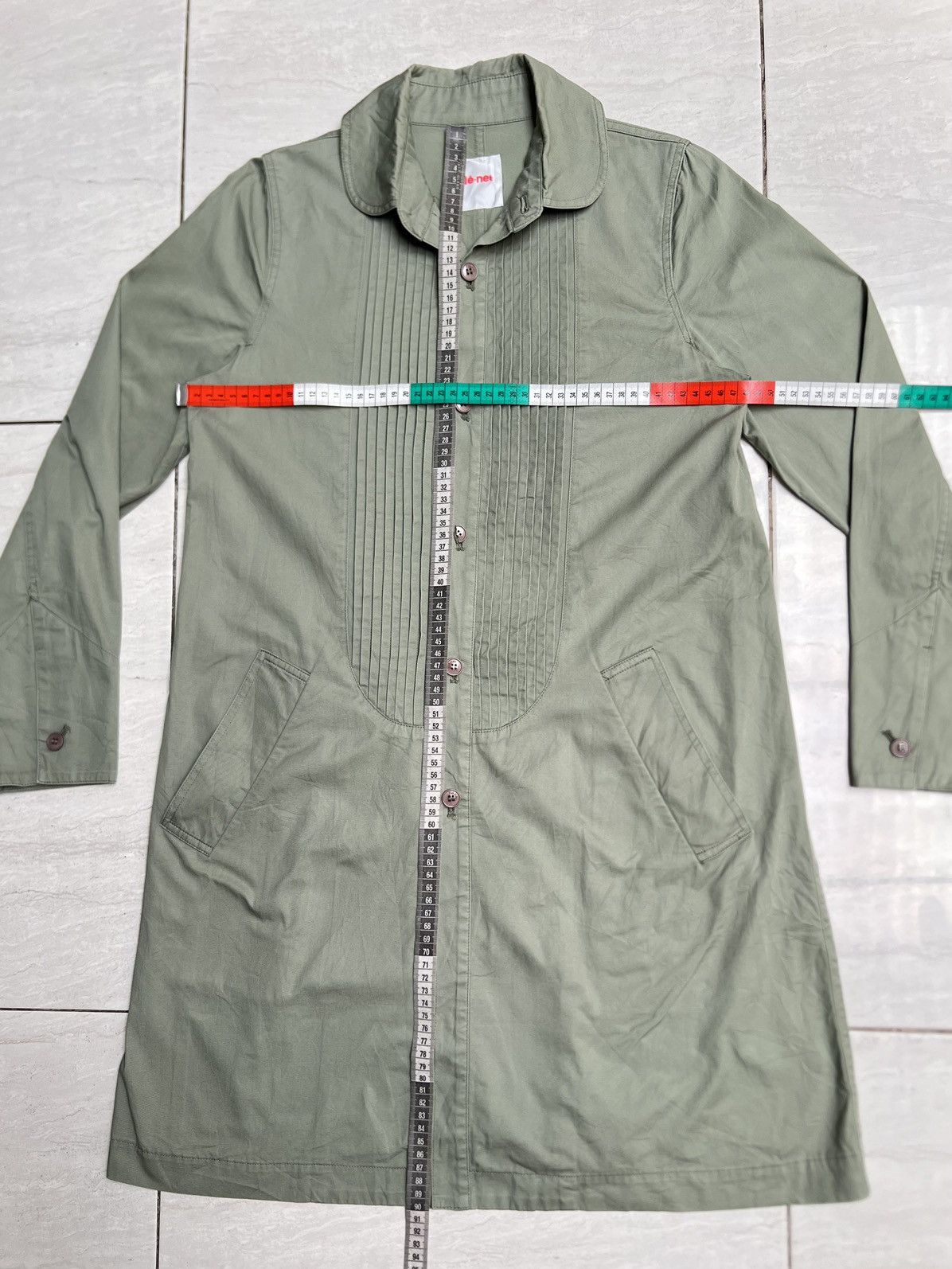 Ne-Net NE-NET Issey miyake Green Shirt Size US S / EU 44-46 / 1 - 2 Thumbnail
