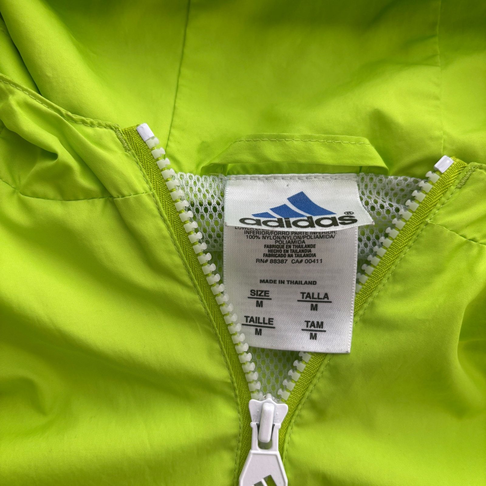 Adidas Vintage Y2K blue & yellow adidas hooded windbreaker Size US M / EU 48-50 / 2 - 5 Thumbnail