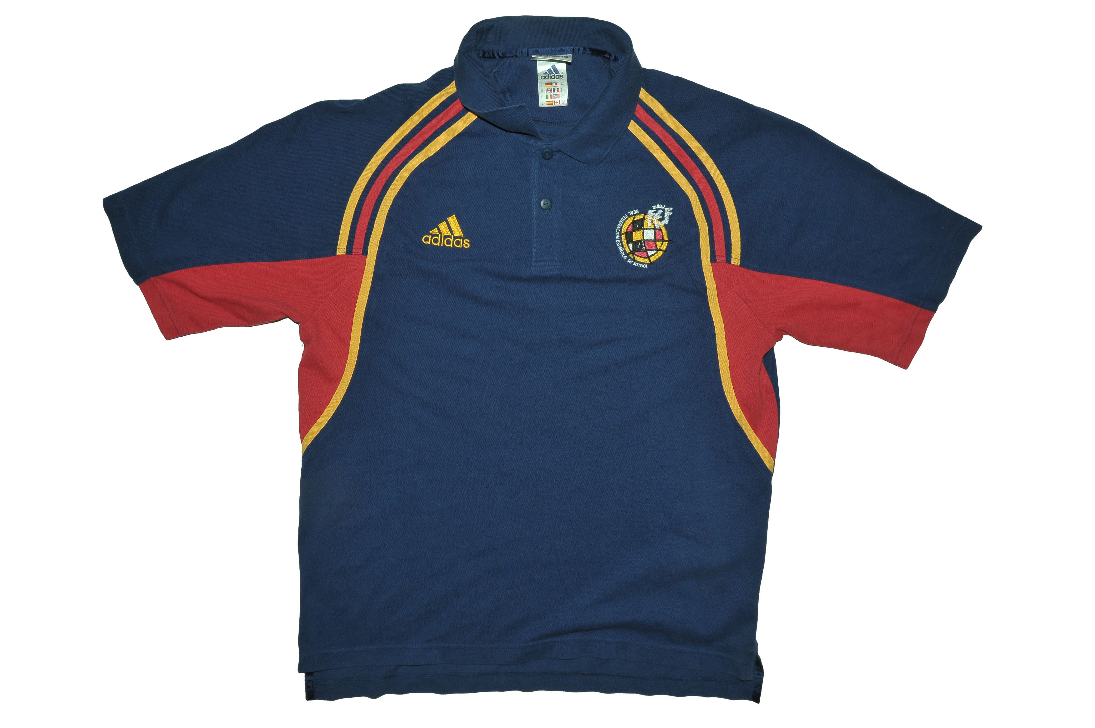 Other Vintage 90s Spain National Team Polo Shirt Size US L / EU 52-54 / 3 - 1 Thumbnail