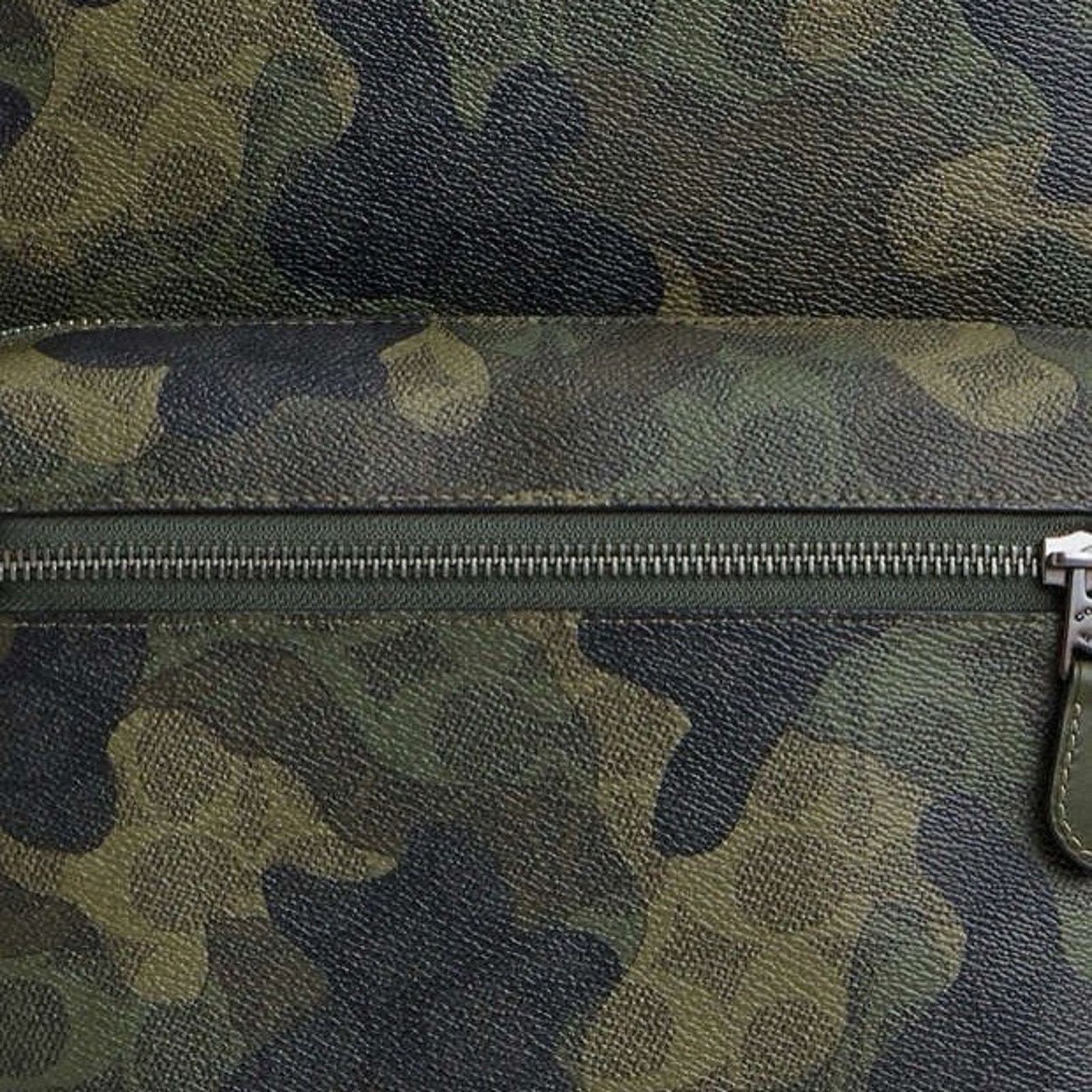 Coach NWT COACH West Men's Backpack Camo CW311 Dark Shamrock Multi Size ONE SIZE - 9 Thumbnail