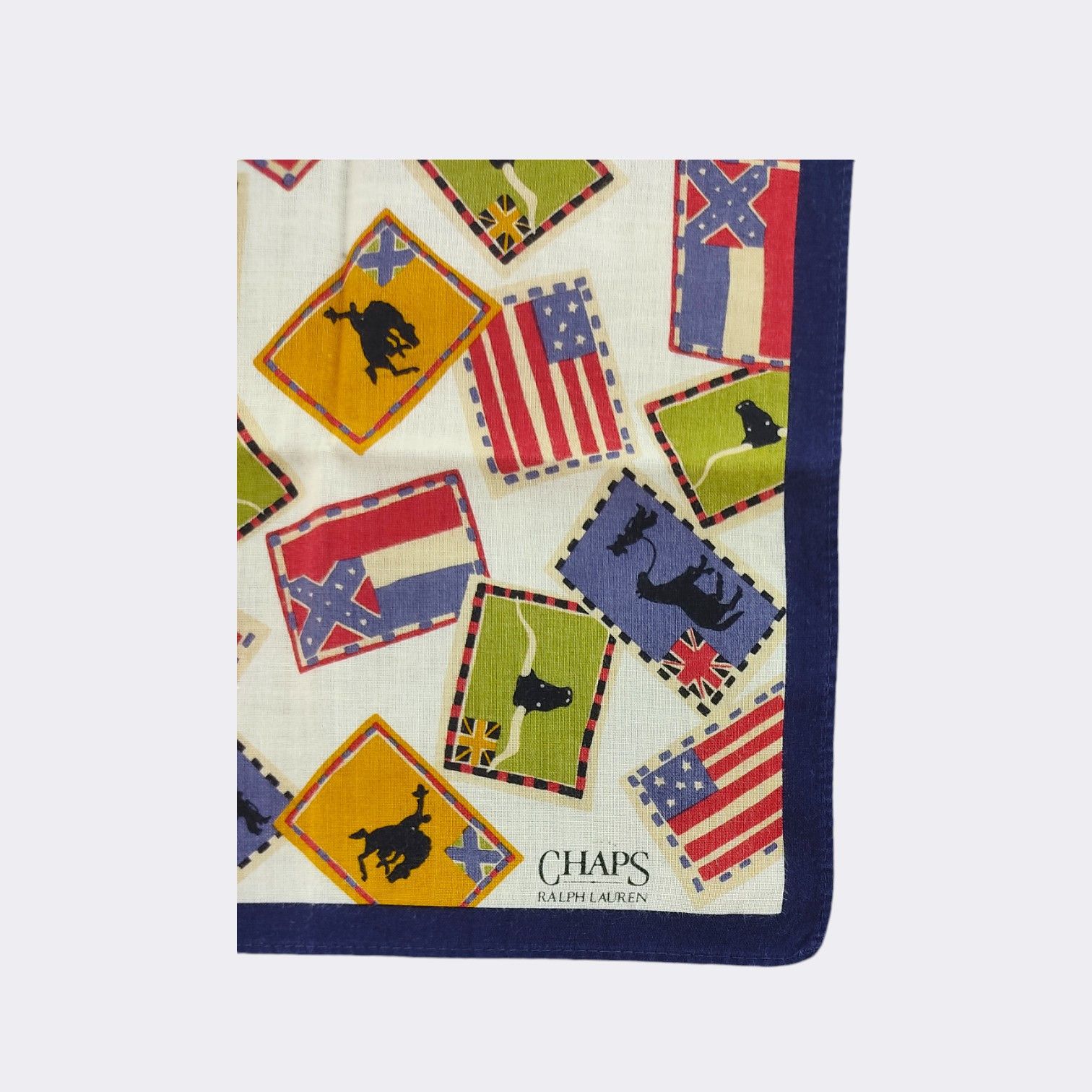 Chaps Ralph Lauren Vintage Chaps Ralph Lauren Handkerchief Neckerchief H173G Size ONE SIZE - 3 Thumbnail