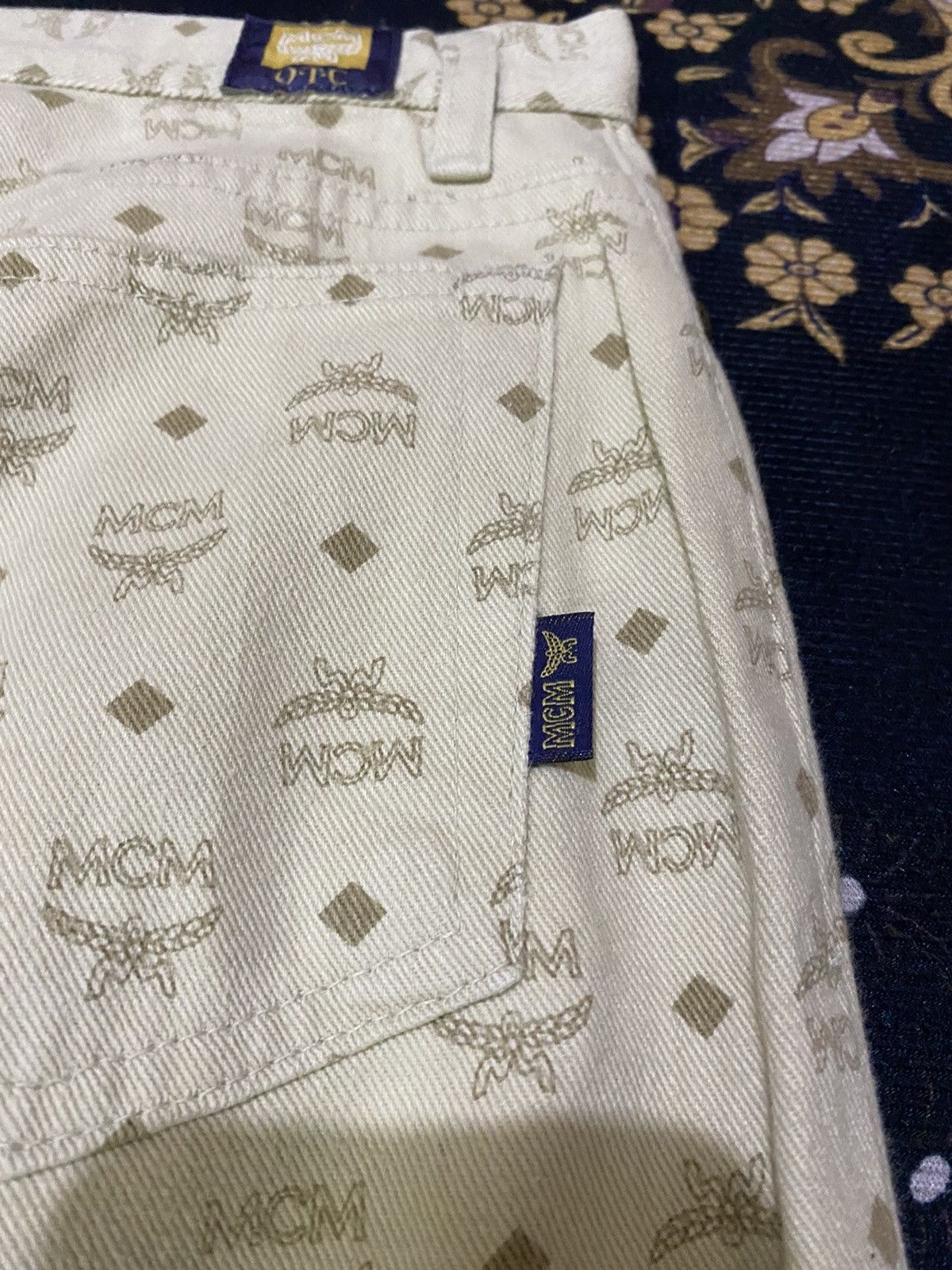 MCM MCM Monogram Jeans Size 29" - 12 Thumbnail