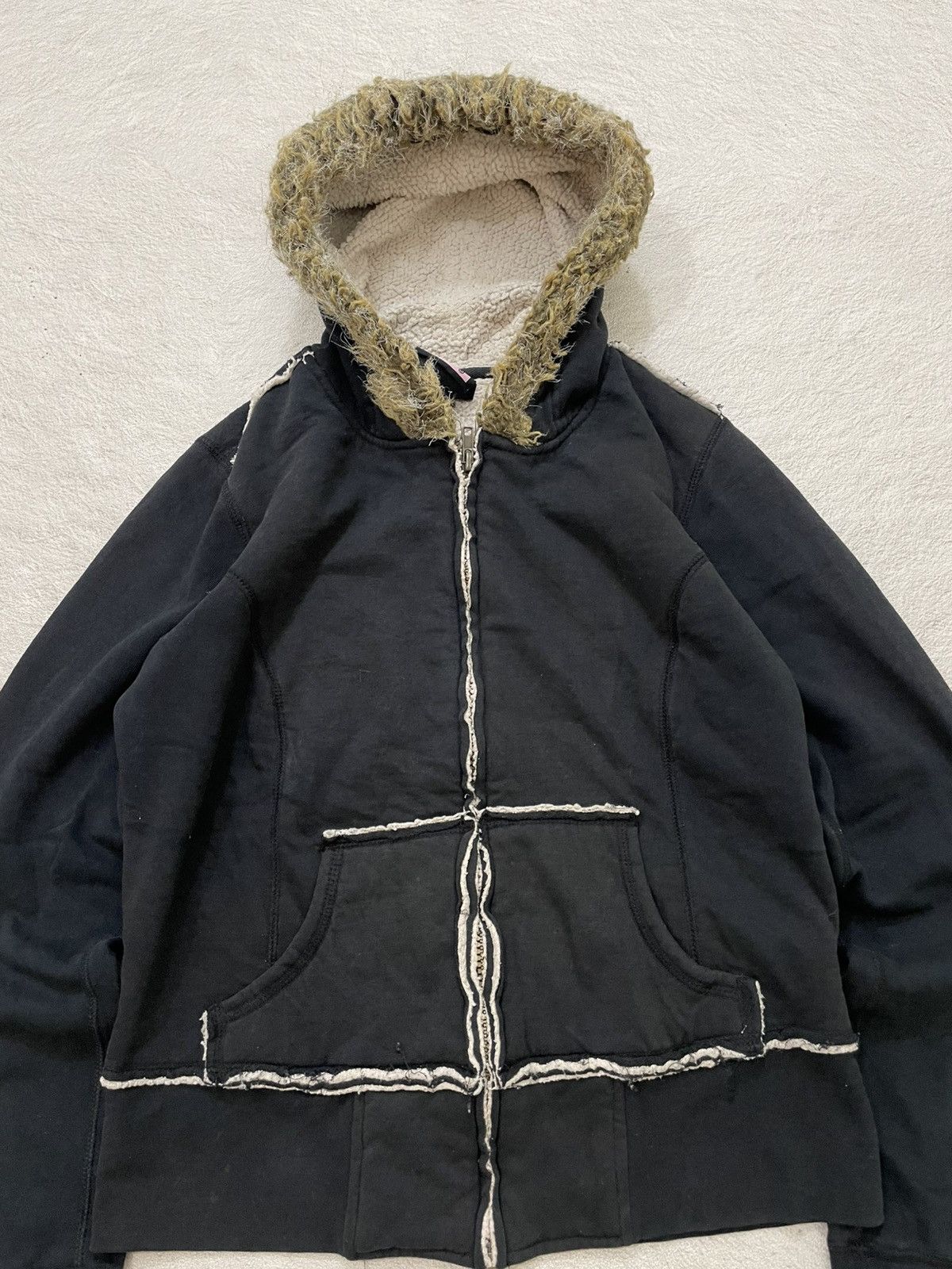 Japanese Brand 2000s Japan Fur Hooded Hysteric Vkei NumberNine Y2K LGB if6 Size US S / EU 44-46 / 1 - 2 Thumbnail
