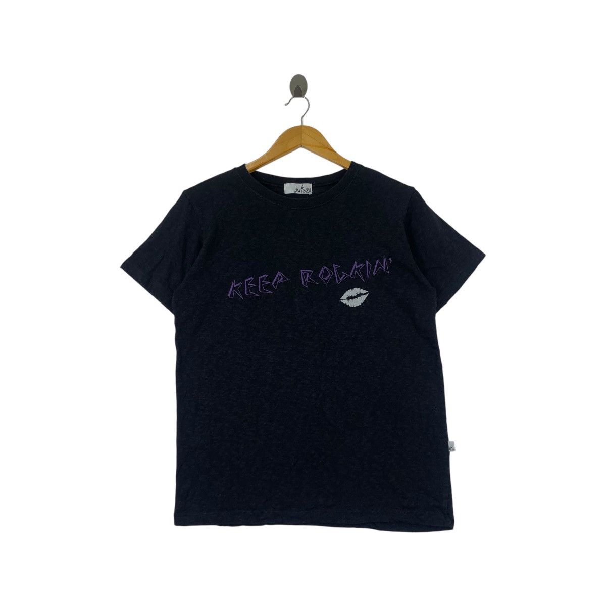 Vintage KEEP ROCKIN PUNK Untill The End Band Promo Lips Tee Shirt Size M / US 6-8 / IT 42-44 - 1 Thumbnail