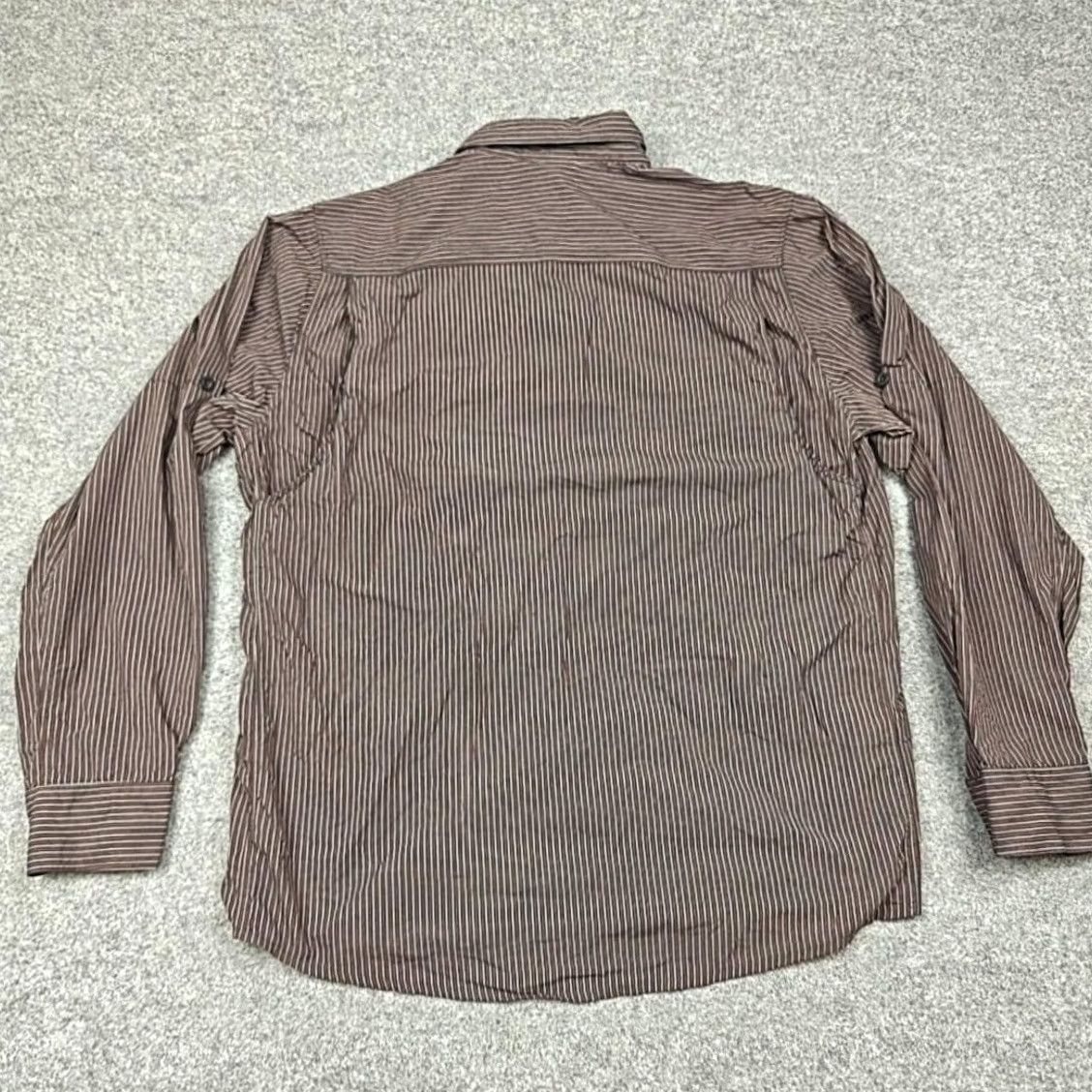The North Face The North Face Shirt Mens M Brown Stripe Nylon Long Sleeve Button Up Casual Size US M / EU 48-50 / 2 - 7 Thumbnail