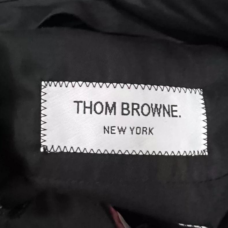 Thom Browne Thom Browne size1 Blue and green striped printed shorts Size US 26 / EU 42 - 4 Thumbnail