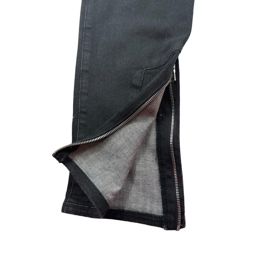 Rta NWT RtA Black Cargo Jeans – Italian Stretch Denim, Size 25 Size 25" / US 0 / IT 36 - 7 Thumbnail