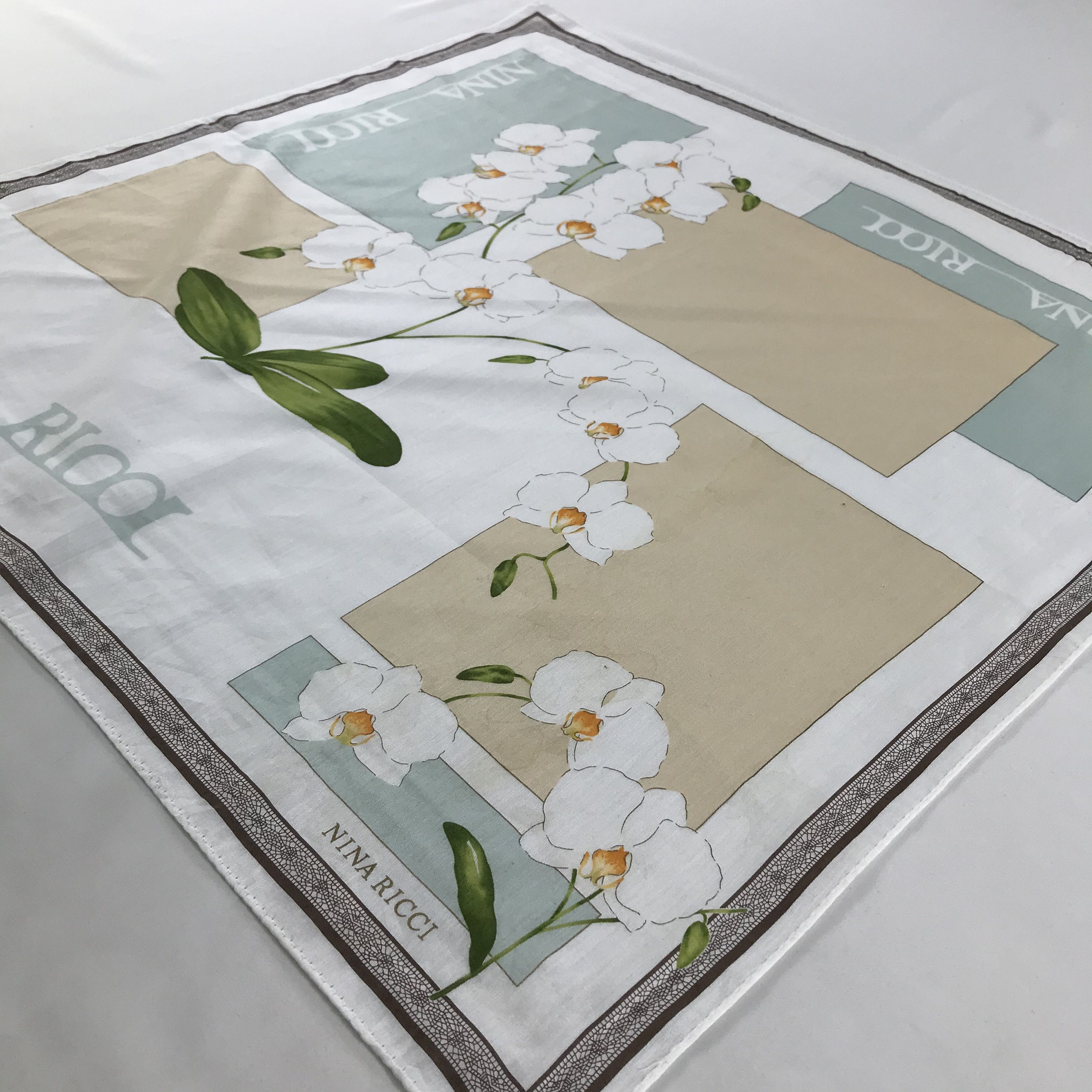 Nina Ricci × Vintage Nina Ricci Bandana / Handkerchief / Neckerchief - S1231 Size ONE SIZE - 2 Thumbnail