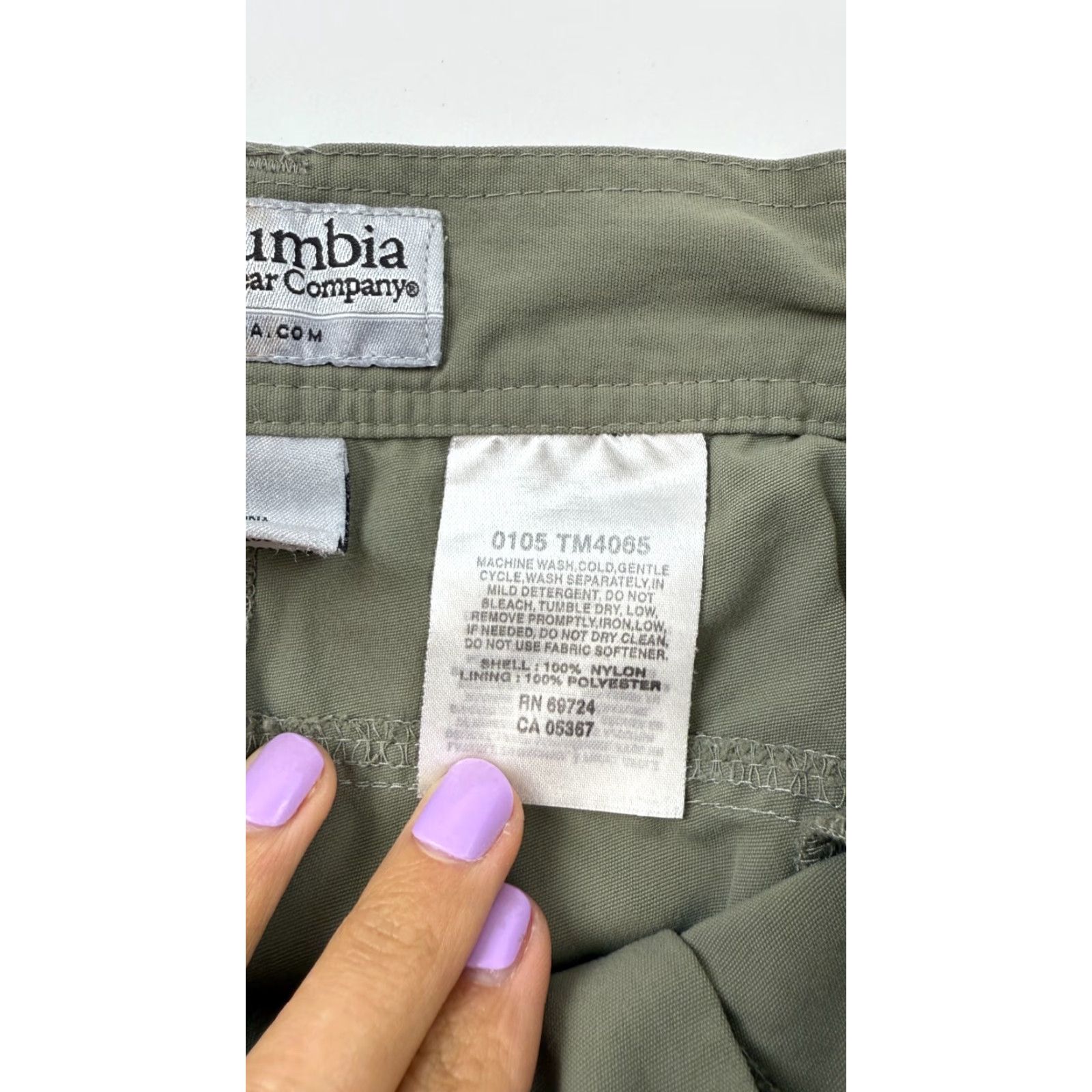 Vintage Columbia Cargo Shorts Men Small Green Outdoor Regular Fit Utility Pockets Size US 29 - 3 Thumbnail