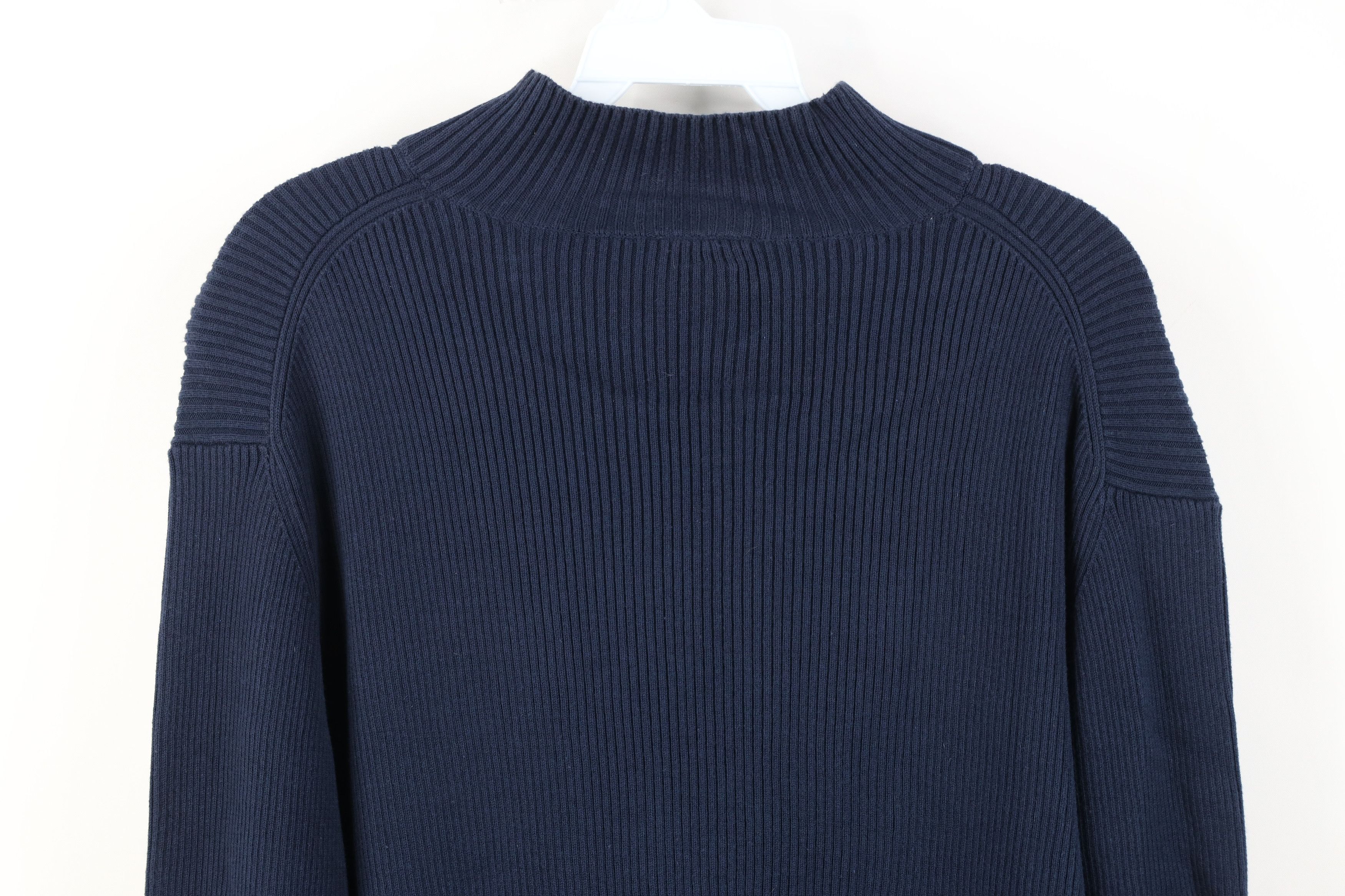 Ralph Lauren Vintage 90s Y2K Ralph Lauren Ribbed Knit Mock Neck Sweater Size L / US 10 / IT 46 - 12 Thumbnail