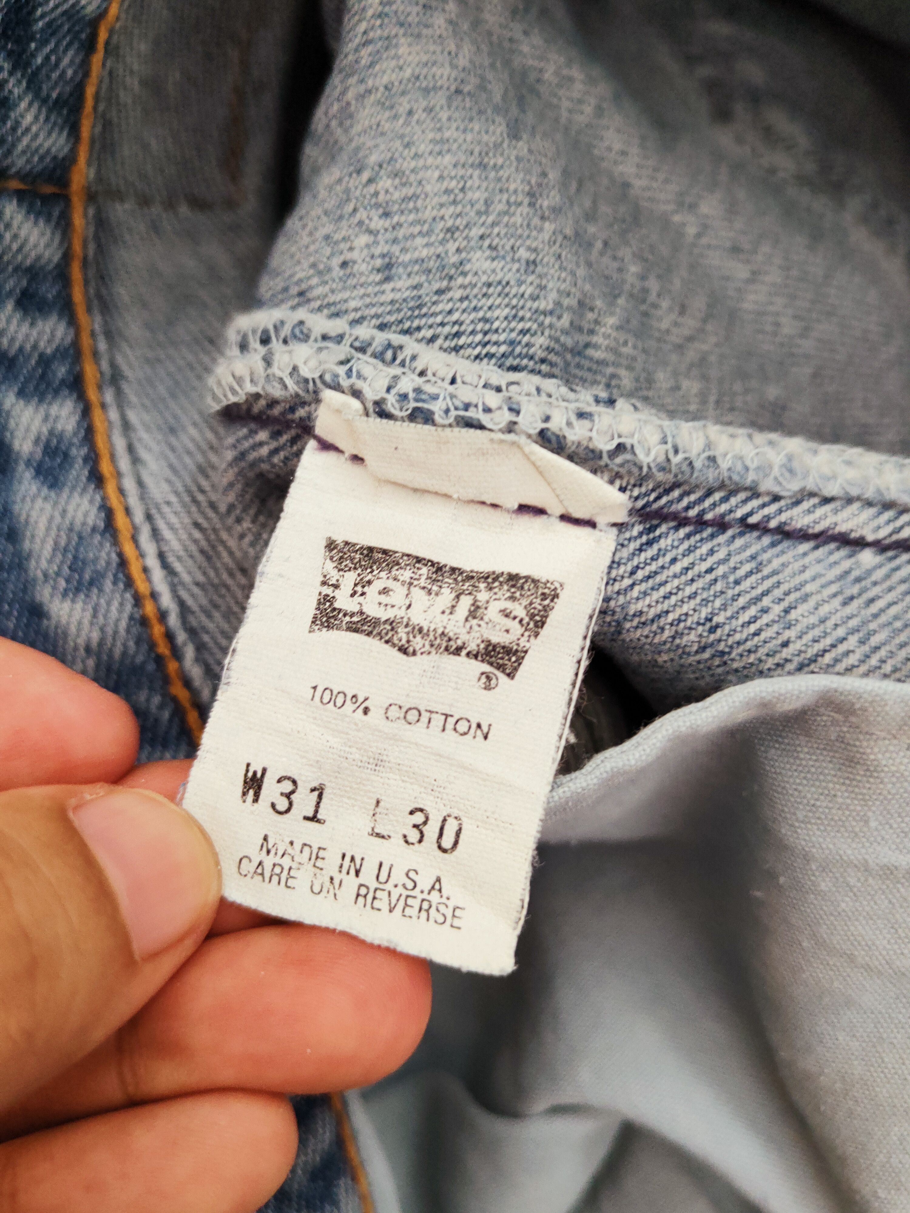Levi's Levi's Blue Distressed Ripped Jeans #W781 Size US 31 - 17 Thumbnail