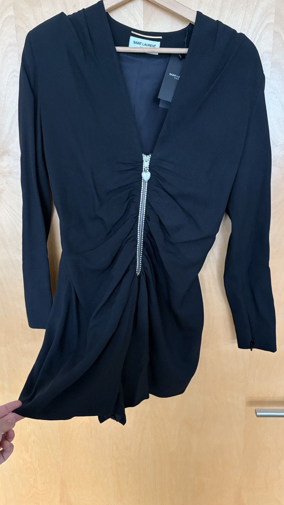 Saint Laurent Paris Saint Laurent Paris Long Sleeve Jumpsuit Size S / US 4 / IT 40 - 2 Thumbnail