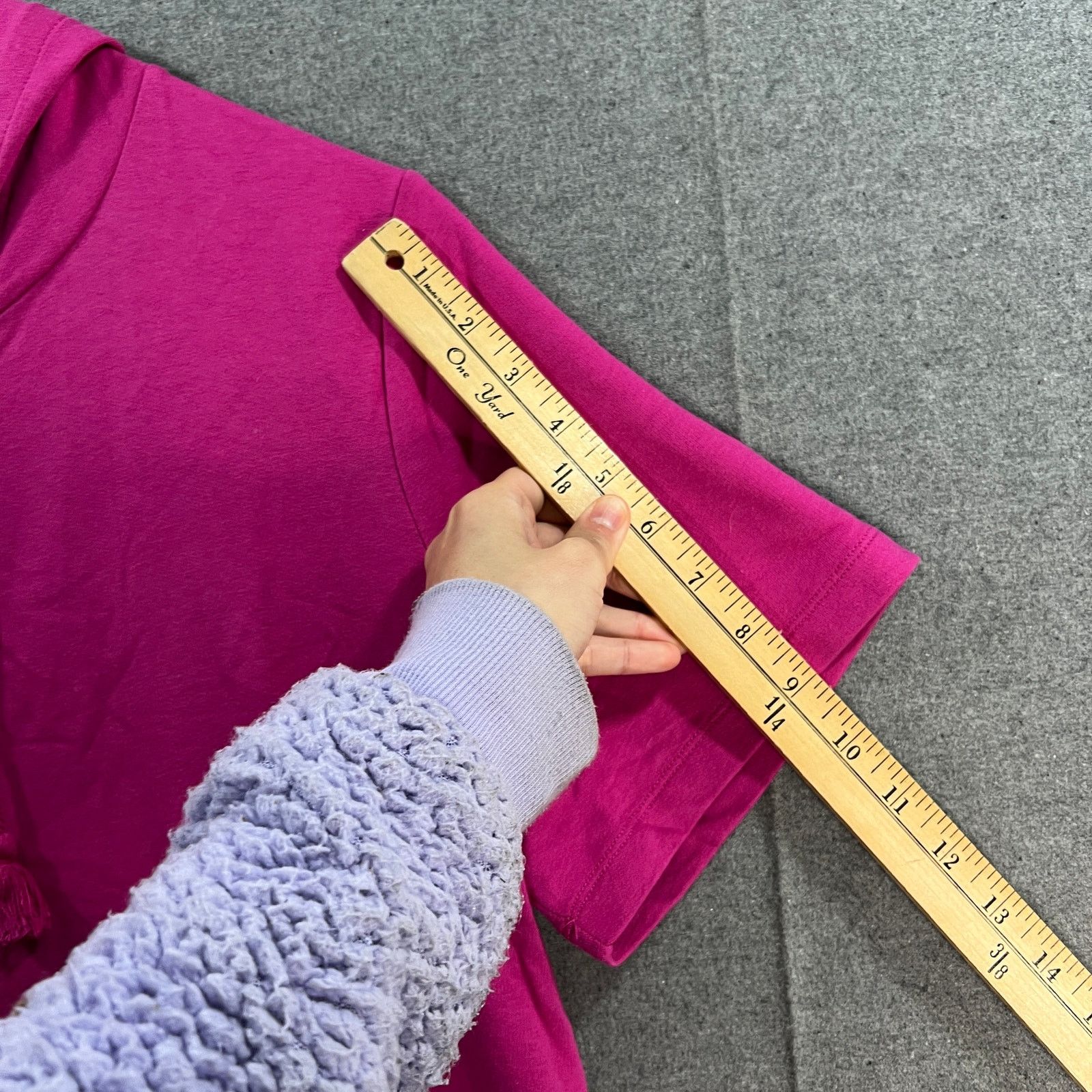 Denim & Co. Denim & Co. Beach Women Top Hoodie Hot Pink Color Size Size L / US 10 / IT 46 - 5 Thumbnail