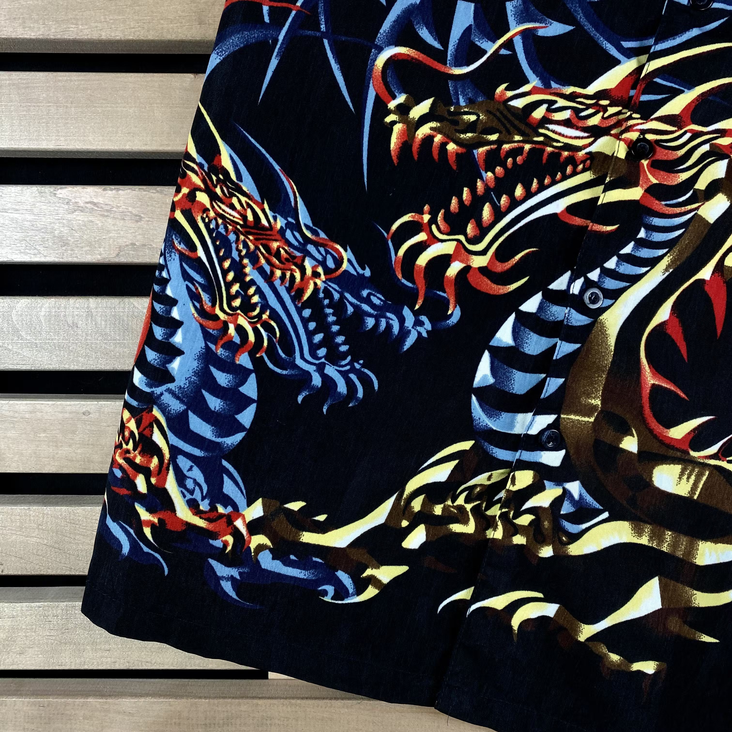 Vintage Mens Hawaiian Crazy Shirt Dragon Size XXL 2XL Kuala Size US XXL / EU 58 / 5 - 3 Thumbnail