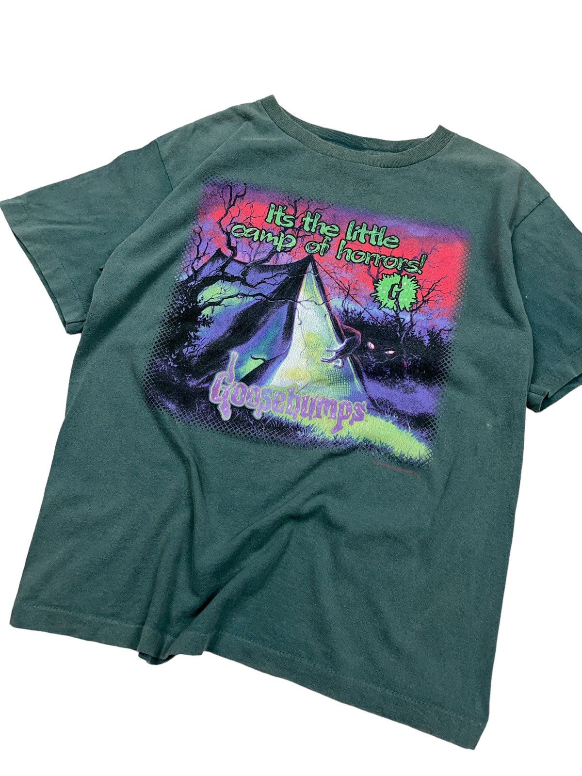 Expert Horror Vintage 90s Goosebumps It’s the little Camp of Horrors tee Size US S / EU 44-46 / 1 - 2 Thumbnail