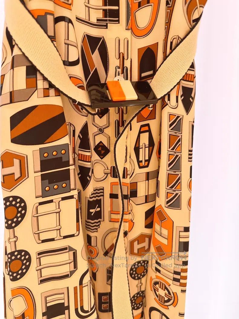 Hermes Hermes Silk Printed Shirt Dress Size XXS / US 00 / IT 34 - 3 Thumbnail