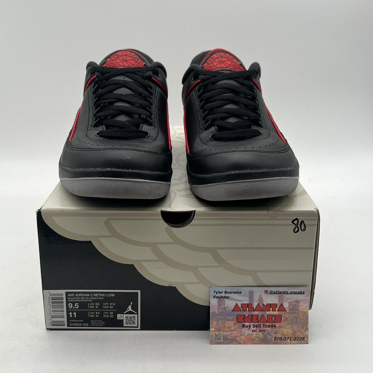 Jordan Brand Air Jordan 2 low Christmas Size US 9.5 / EU 42-43 - 2 Thumbnail